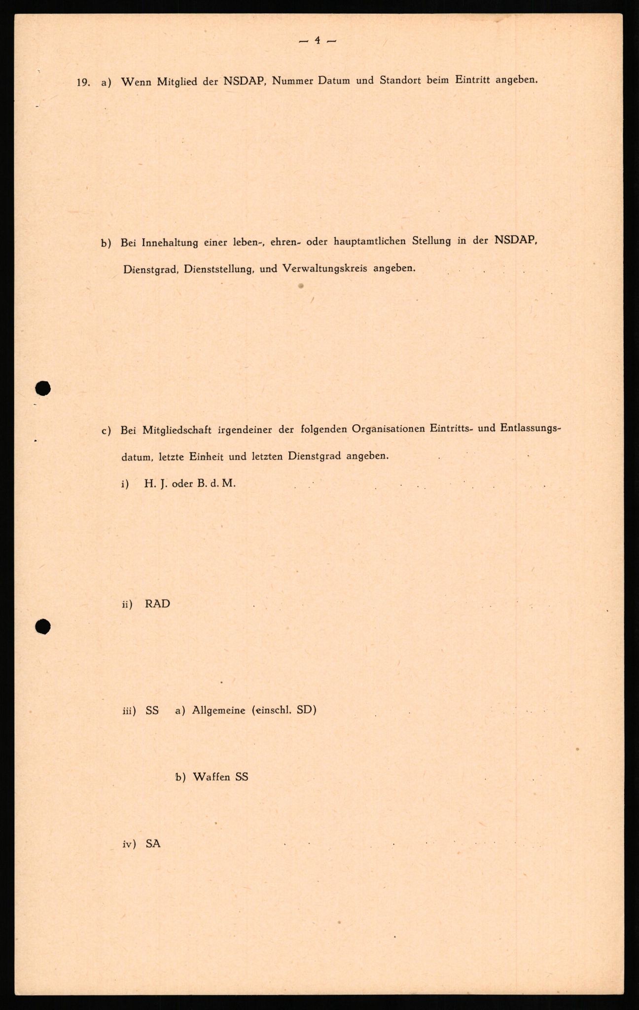 Forsvaret, Forsvarets overkommando II, RA/RAFA-3915/D/Db/L0019: CI Questionaires. Tyske okkupasjonsstyrker i Norge. Tyskere., 1945-1946, s. 505