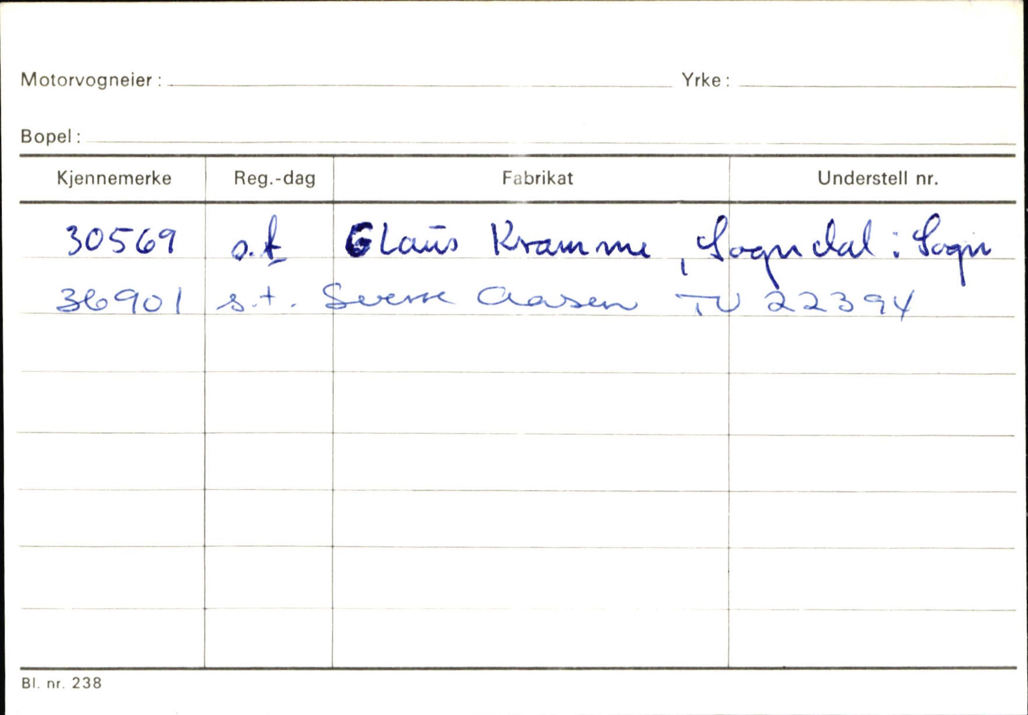 Statens vegvesen, Sogn og Fjordane vegkontor, AV/SAB-A-5301/4/F/L0126: Eigarregister Fjaler M-Å. Leikanger A-Å, 1945-1975, s. 2065