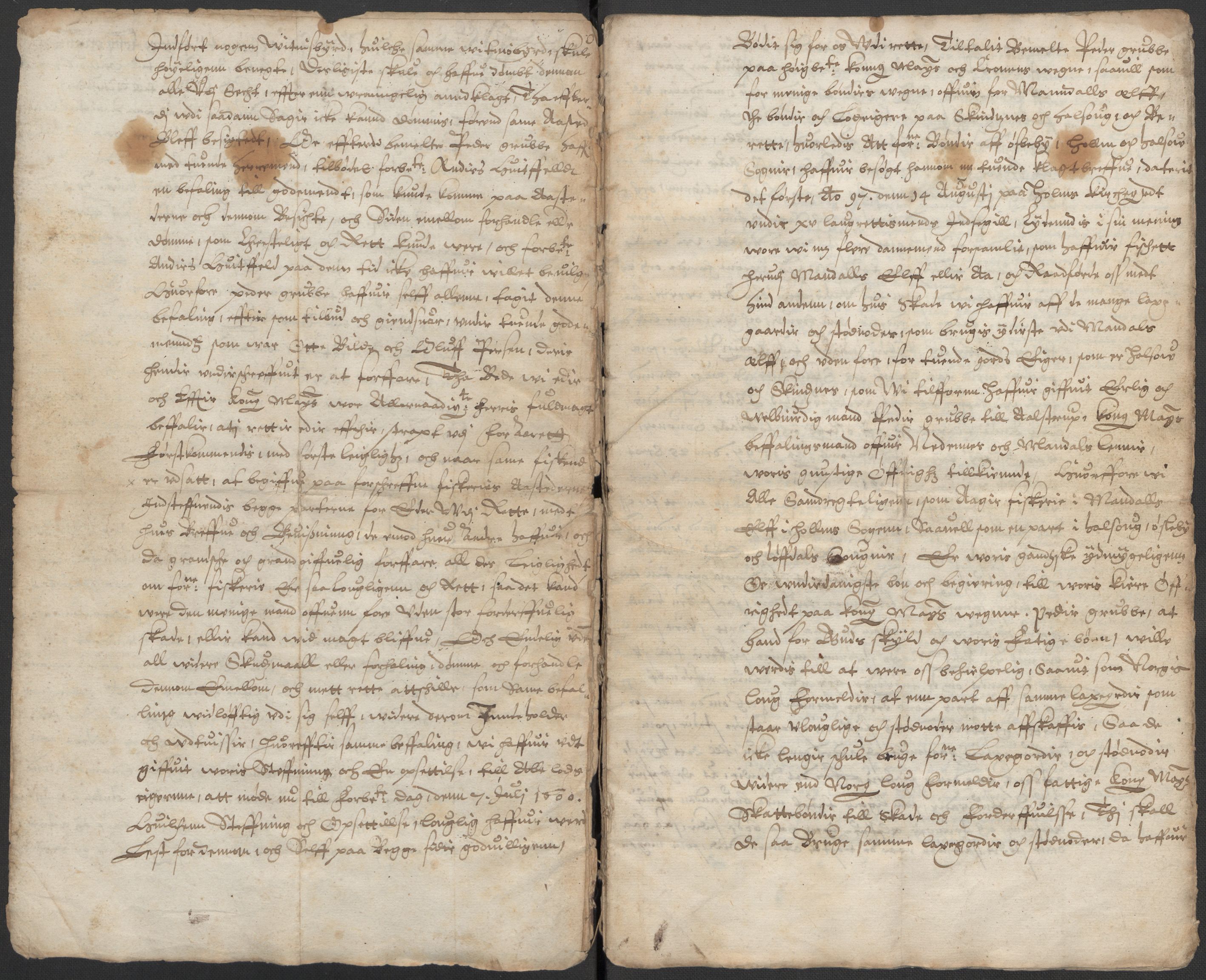 Riksarkivets diplomsamling, RA/EA-5965/F15/L0036: Prestearkiv - Vest-Agder, 1600-1774, s. 24
