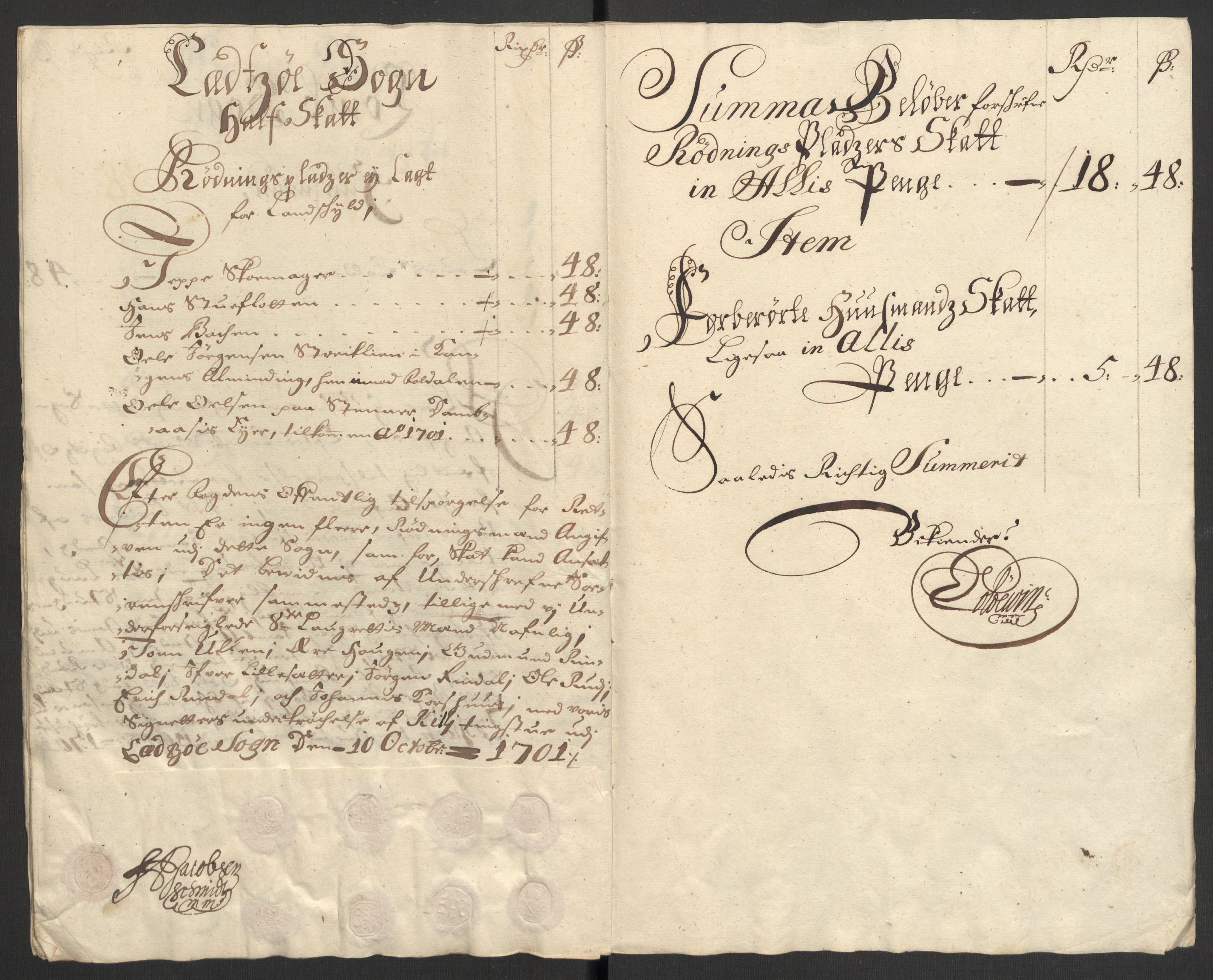 Rentekammeret inntil 1814, Reviderte regnskaper, Fogderegnskap, AV/RA-EA-4092/R17/L1174: Fogderegnskap Gudbrandsdal, 1701, s. 116