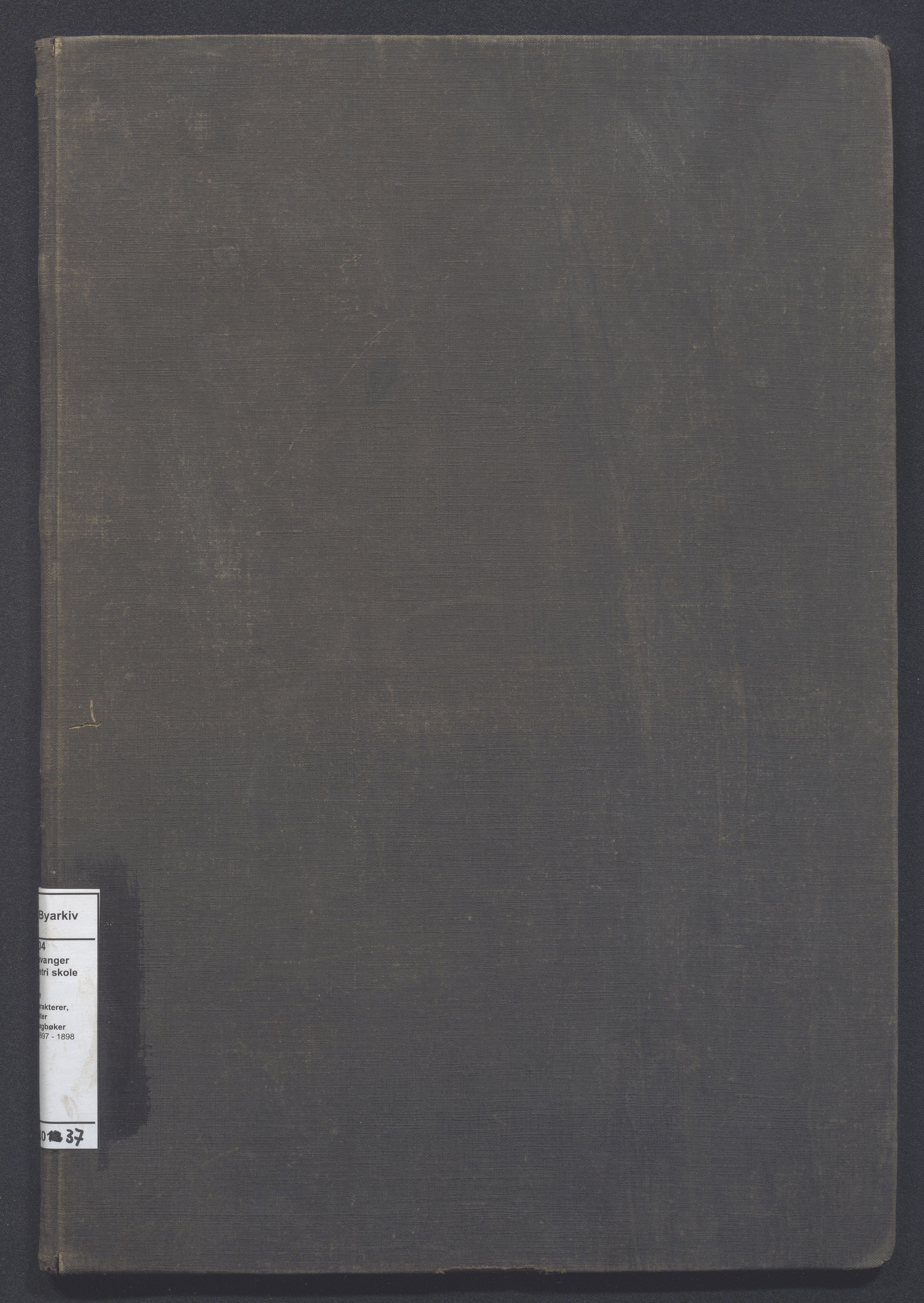 A-0504. Stavanger kommune. Petri skole, BYST/A-0504/G/Gd/L0037: Klassedagbok, 1897-1898