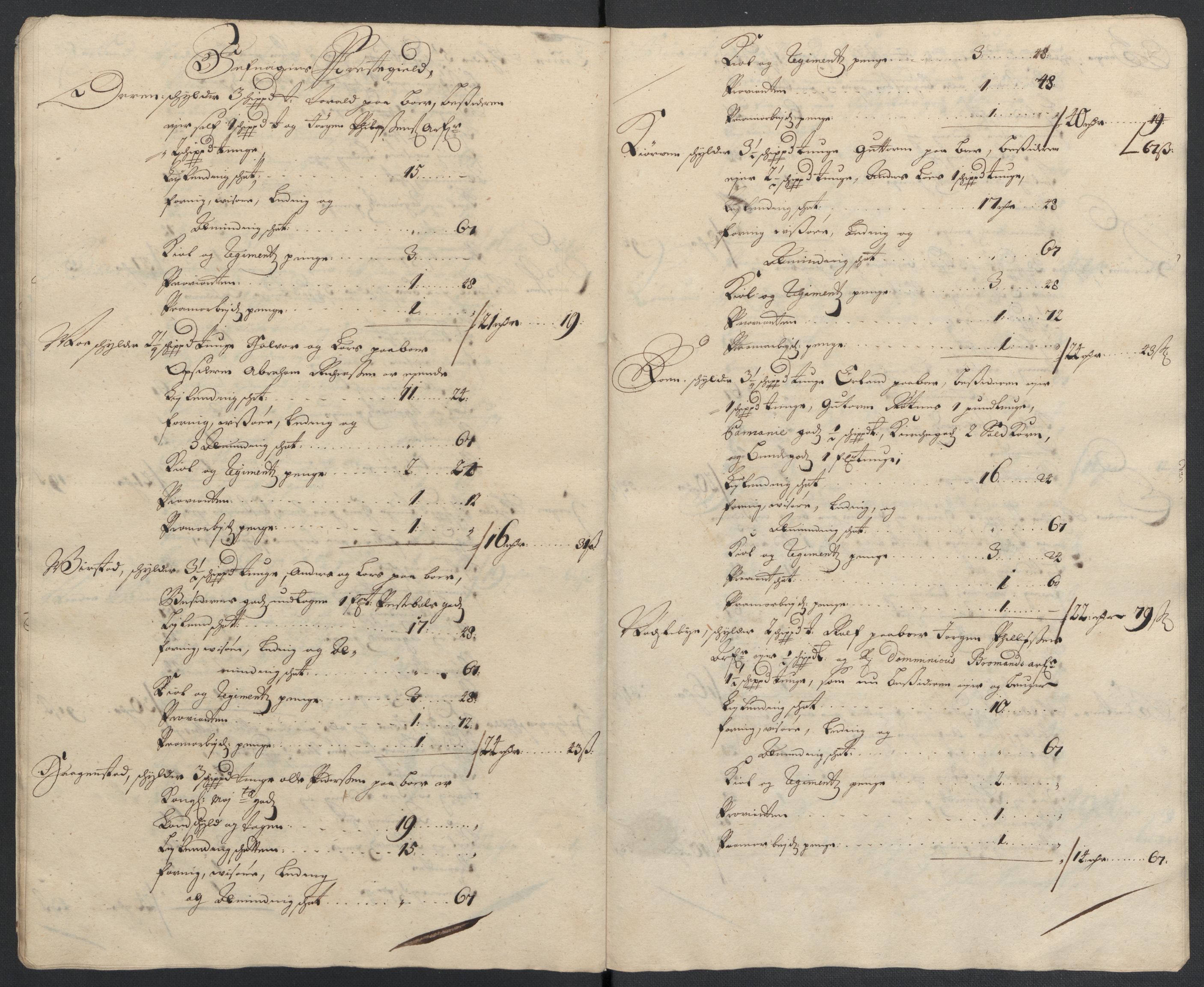 Rentekammeret inntil 1814, Reviderte regnskaper, Fogderegnskap, AV/RA-EA-4092/R18/L1303: Fogderegnskap Hadeland, Toten og Valdres, 1705, s. 33