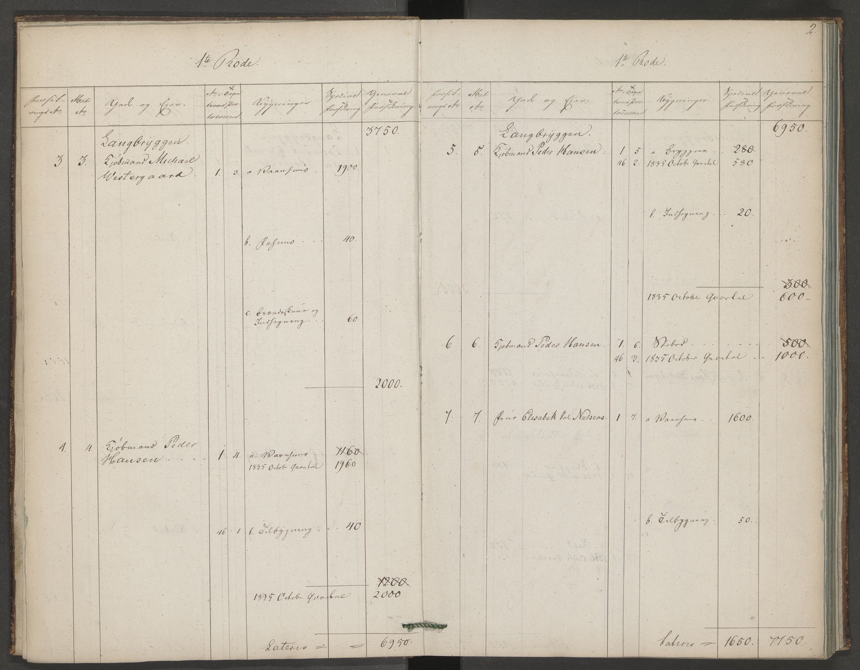Norges Brannkasse Arendal, AV/SAK-2241-0002/F/Fa/L0041: Brannforsikringsprotokoll nr. 39, 1827-1836