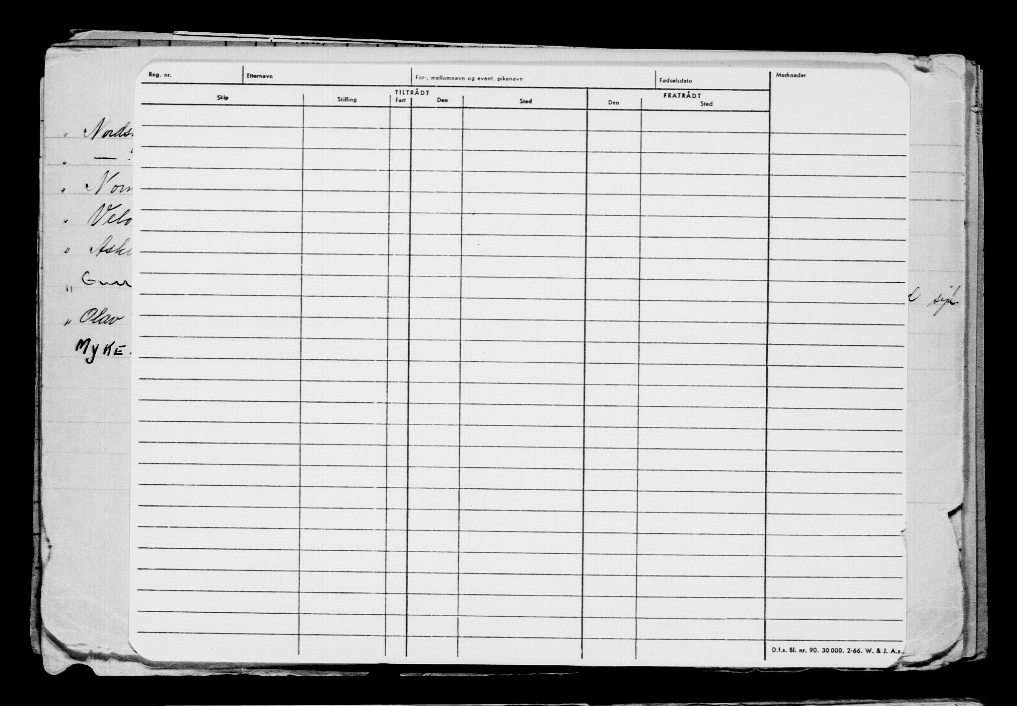 Direktoratet for sjømenn, AV/RA-S-3545/G/Gb/L0216: Hovedkort, 1923, s. 22