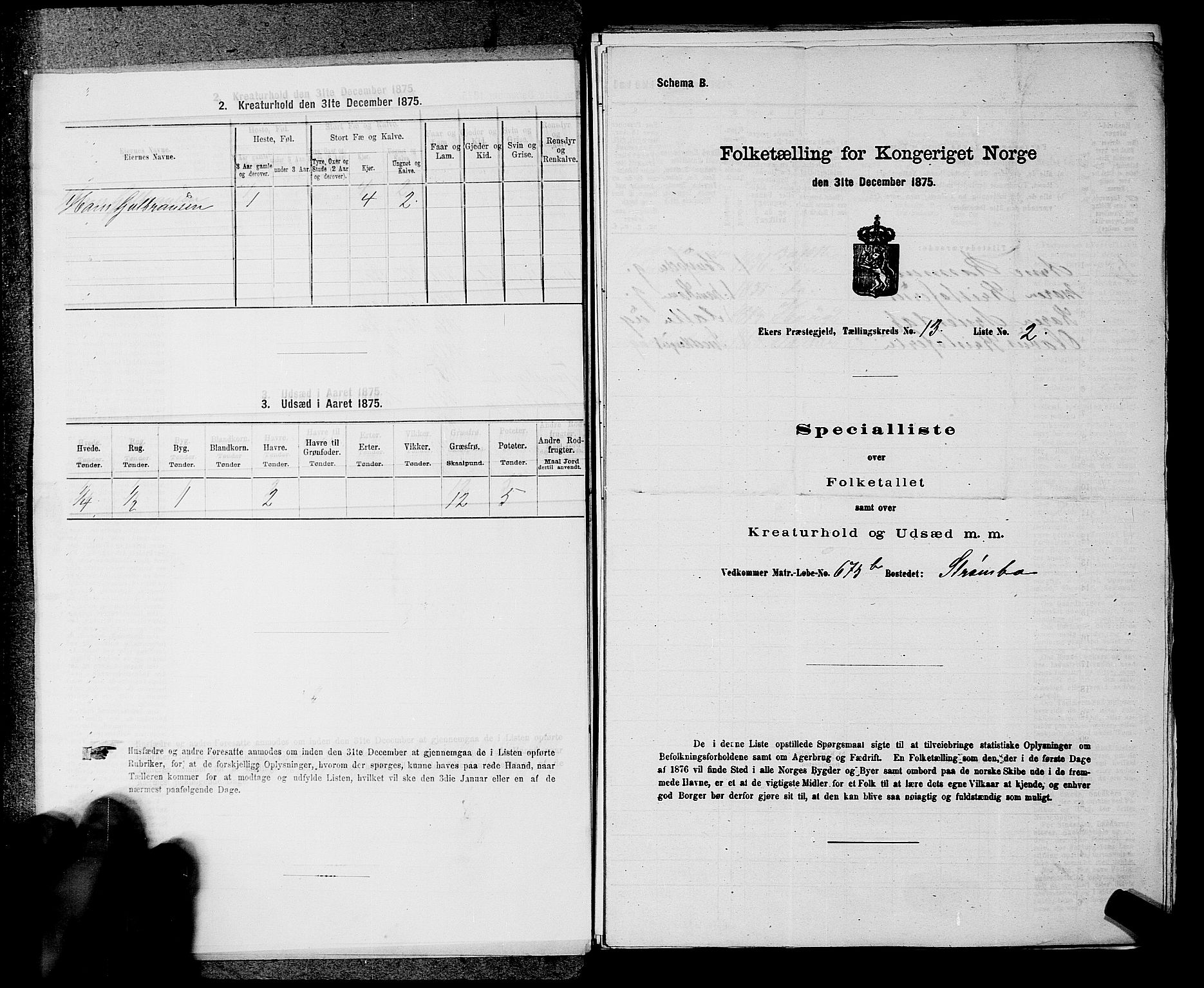 SAKO, Folketelling 1875 for 0624P Eiker prestegjeld, 1875, s. 2189