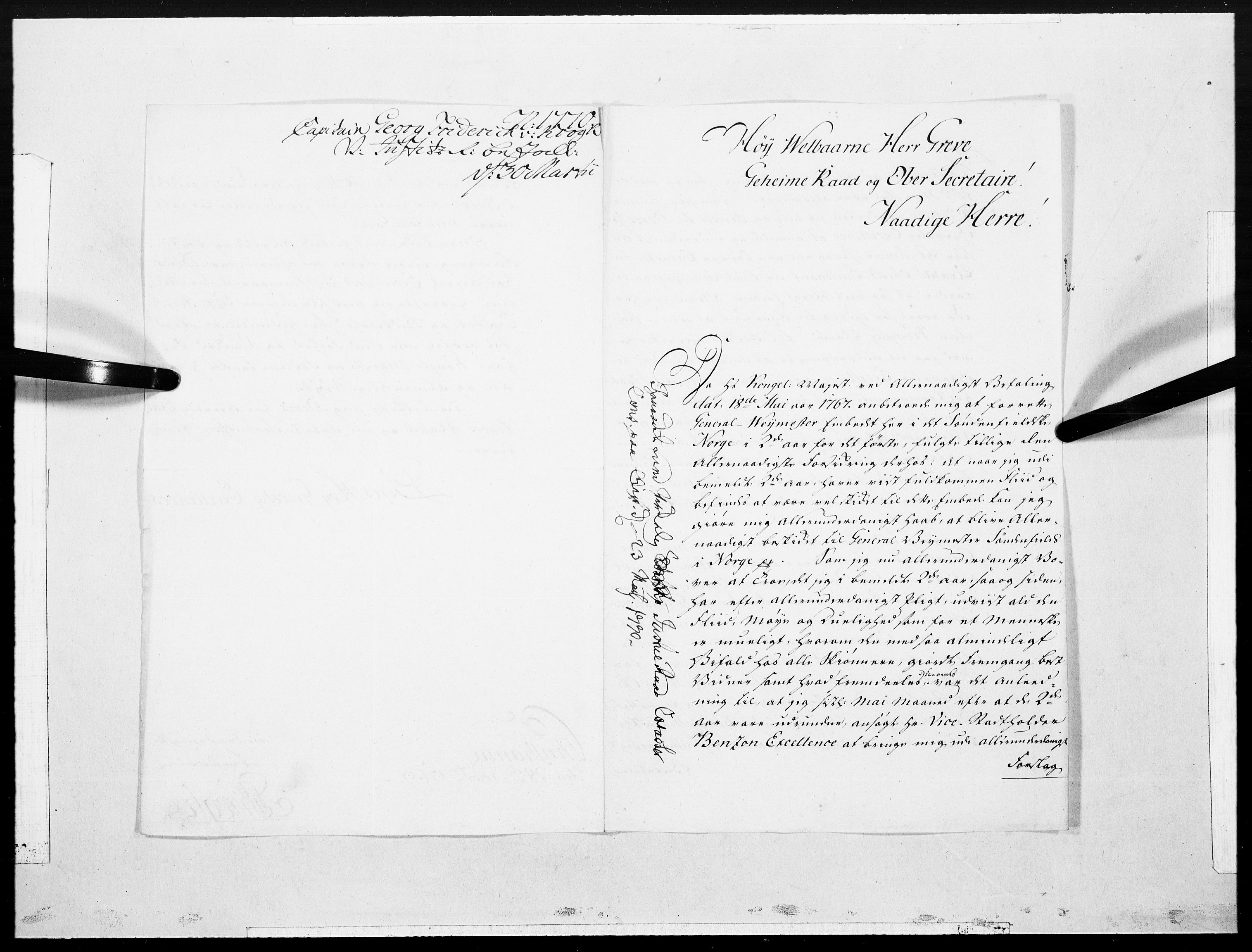 Danske Kanselli 1572-1799, AV/RA-EA-3023/F/Fc/Fcc/Fcca/L0201: Norske innlegg 1572-1799, 1770, s. 280