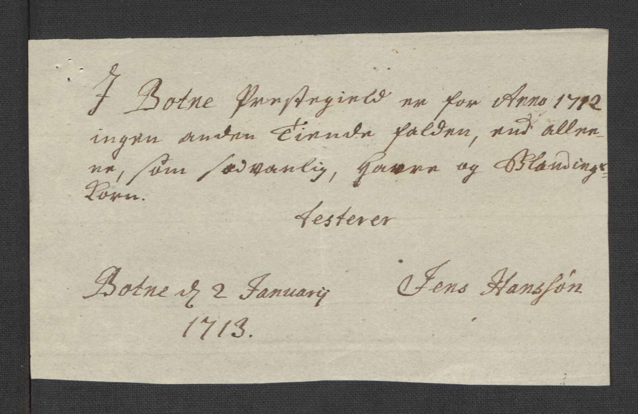 Rentekammeret inntil 1814, Reviderte regnskaper, Fogderegnskap, AV/RA-EA-4092/R32/L1877: Fogderegnskap Jarlsberg grevskap, 1712, s. 129