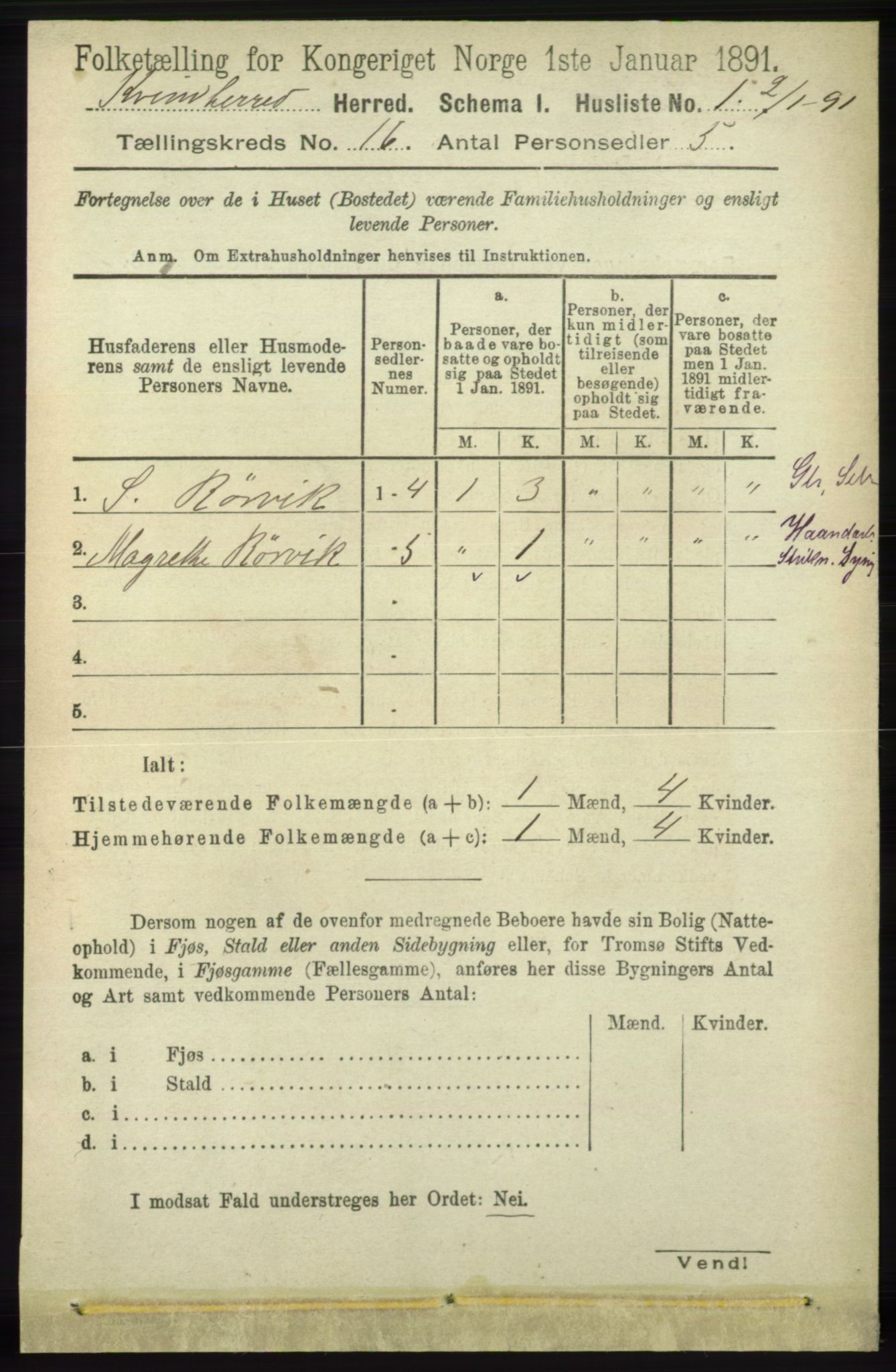 RA, Folketelling 1891 for 1224 Kvinnherad herred, 1891, s. 5374