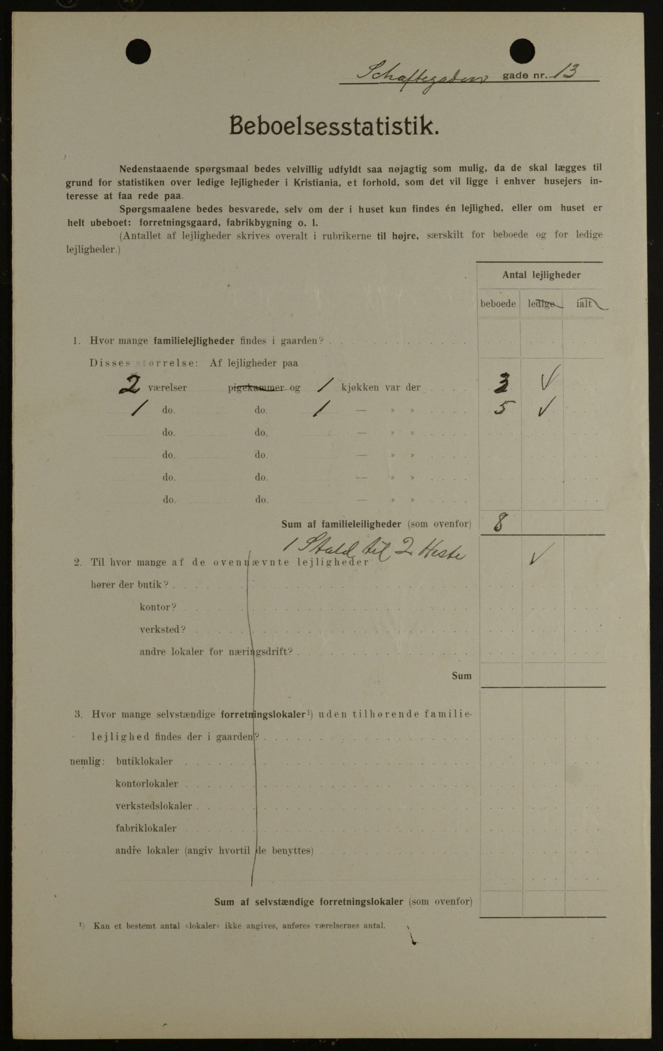 OBA, Kommunal folketelling 1.2.1908 for Kristiania kjøpstad, 1908, s. 80625
