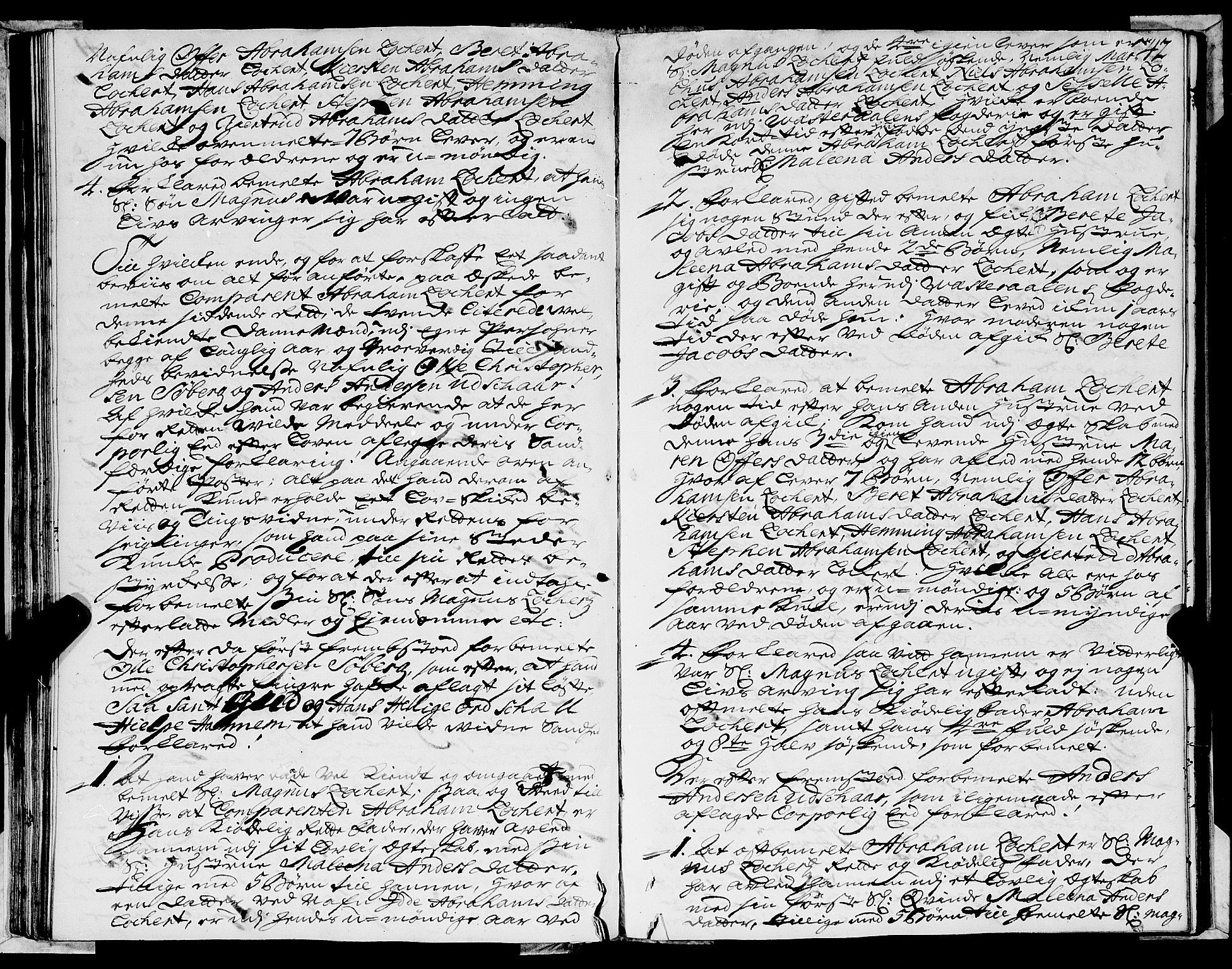 Vesterålen sorenskriveri, SAT/A-4180/1/1/1A/L0002: Tingbok, 1716-1723, s. 41b-42a