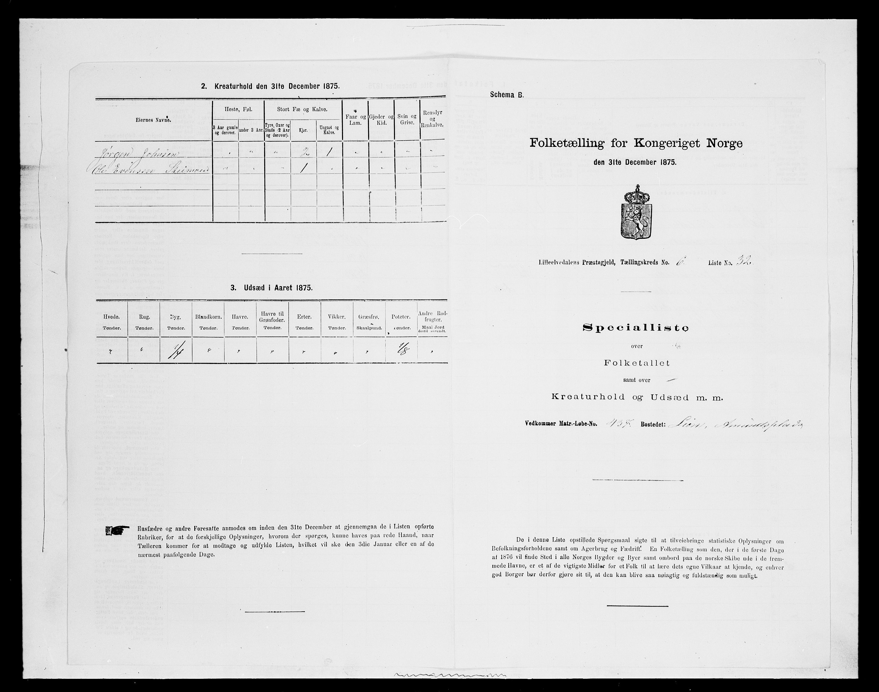 SAH, Folketelling 1875 for 0438P Lille Elvedalen (Alvdal) prestegjeld, 1875, s. 570