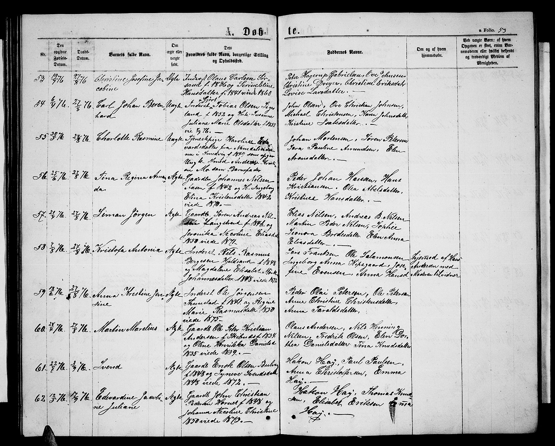 Ministerialprotokoller, klokkerbøker og fødselsregistre - Nordland, AV/SAT-A-1459/893/L1348: Klokkerbok nr. 893C03, 1867-1877, s. 53