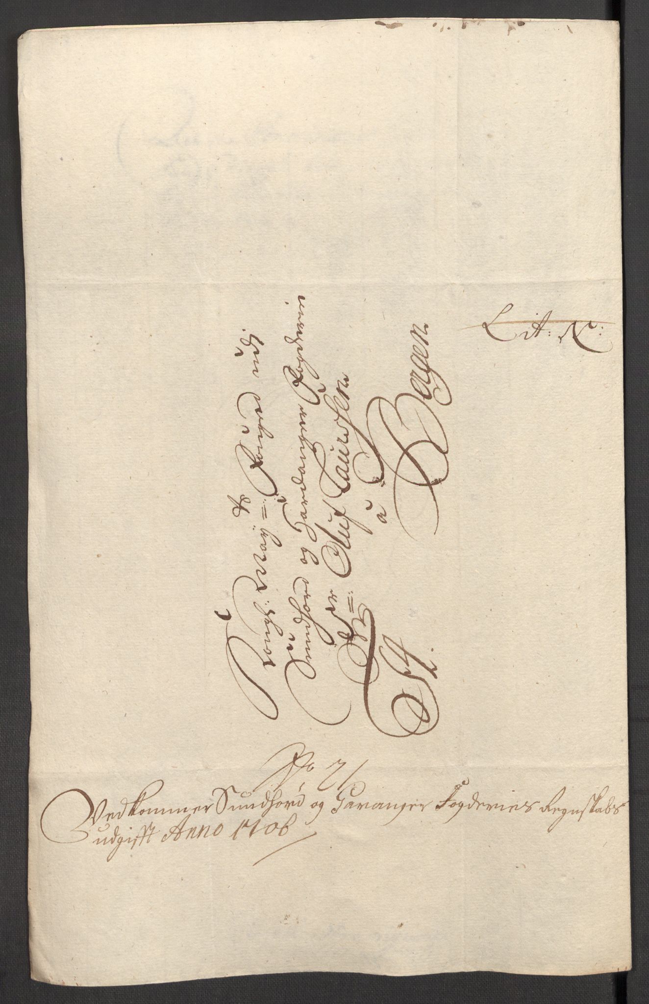 Rentekammeret inntil 1814, Reviderte regnskaper, Fogderegnskap, AV/RA-EA-4092/R48/L2984: Fogderegnskap Sunnhordland og Hardanger, 1706-1707, s. 248