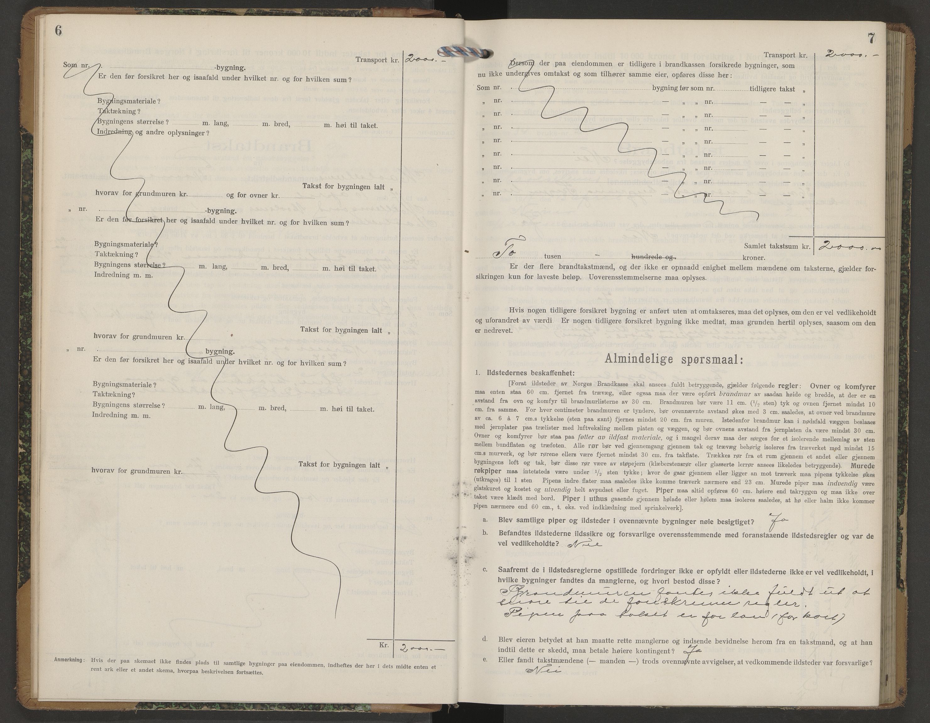 Målselv lensmannskontor, AV/SATØ-SATØ-68/F/Fp/Fpb/L0263: Branntakstprotokoll, 1917-1919
