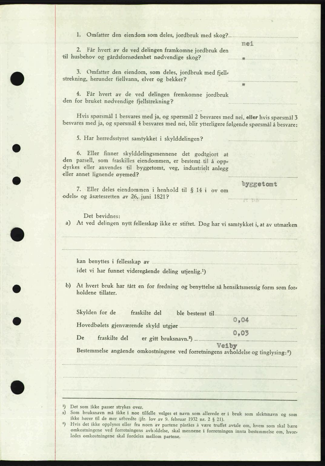 Idd og Marker sorenskriveri, AV/SAO-A-10283/G/Gb/Gbb/L0008: Pantebok nr. A8, 1946-1946, Dagboknr: 652/1946