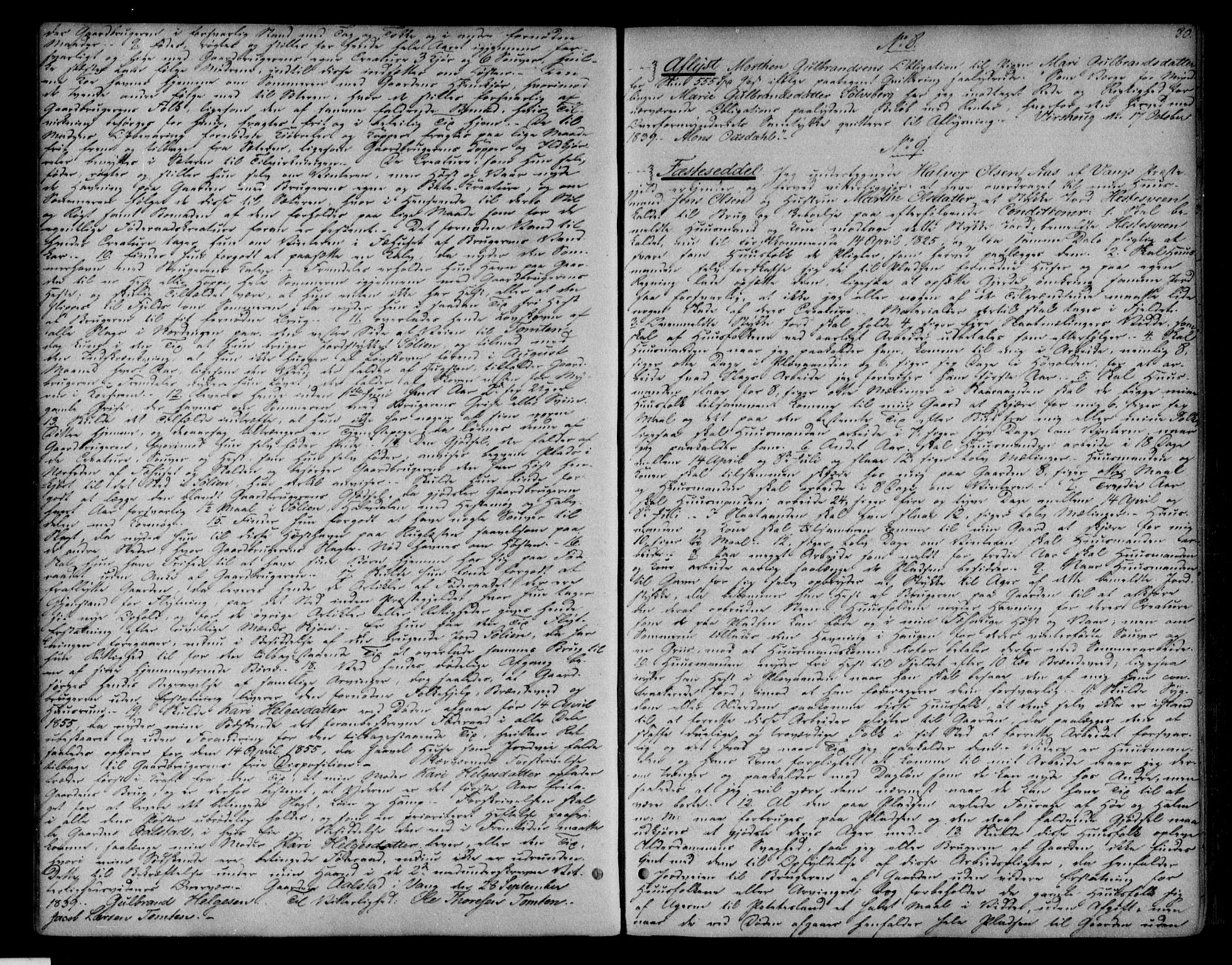 Nord-Hedmark sorenskriveri, SAH/TING-012/H/Hb/Hba/L0005A: Pantebok nr. 5a, 1839-1844, s. 80