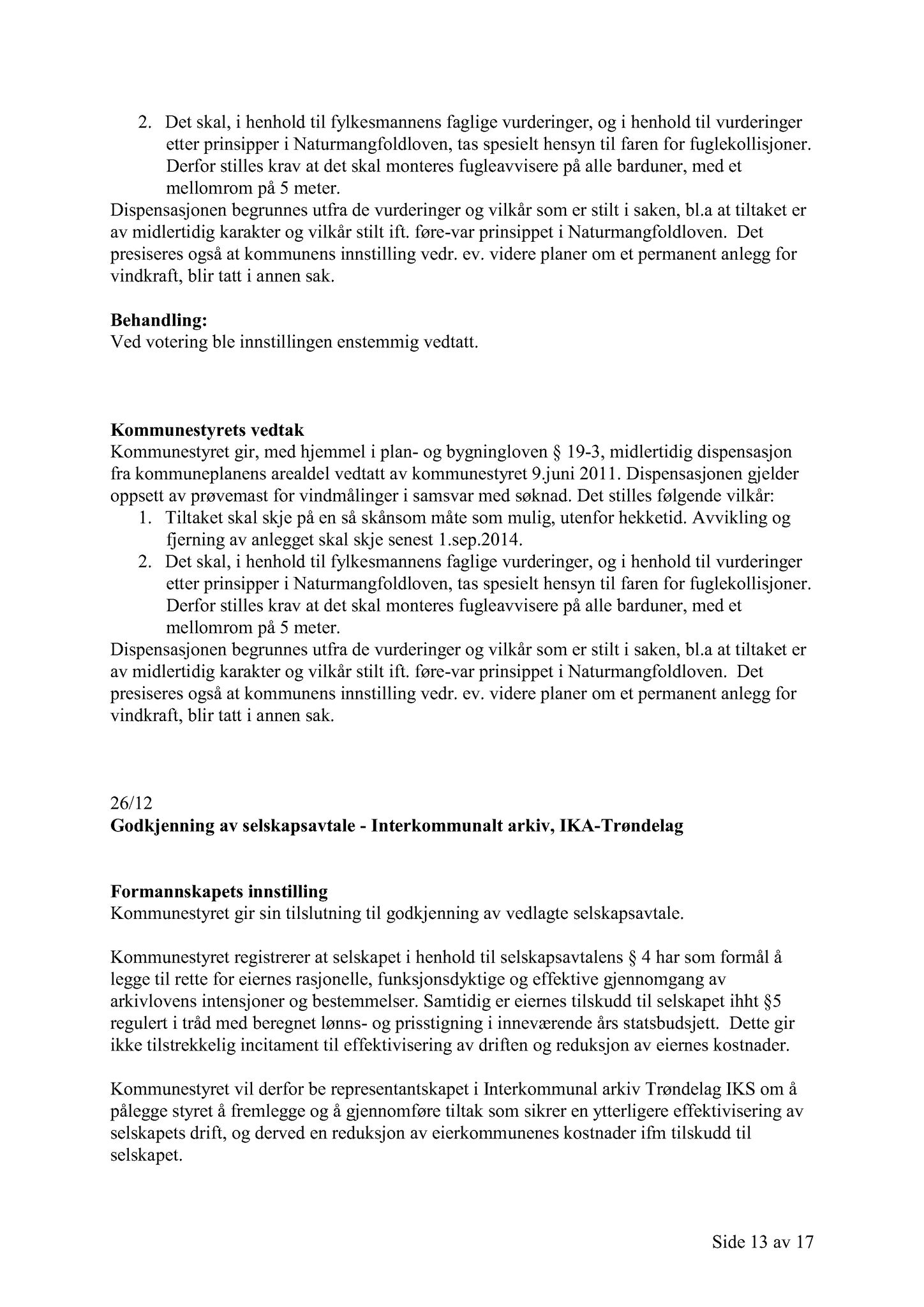 Klæbu Kommune, TRKO/KK/01-KS/L005: Kommunestyret - Møtedokumenter, 2012, s. 693