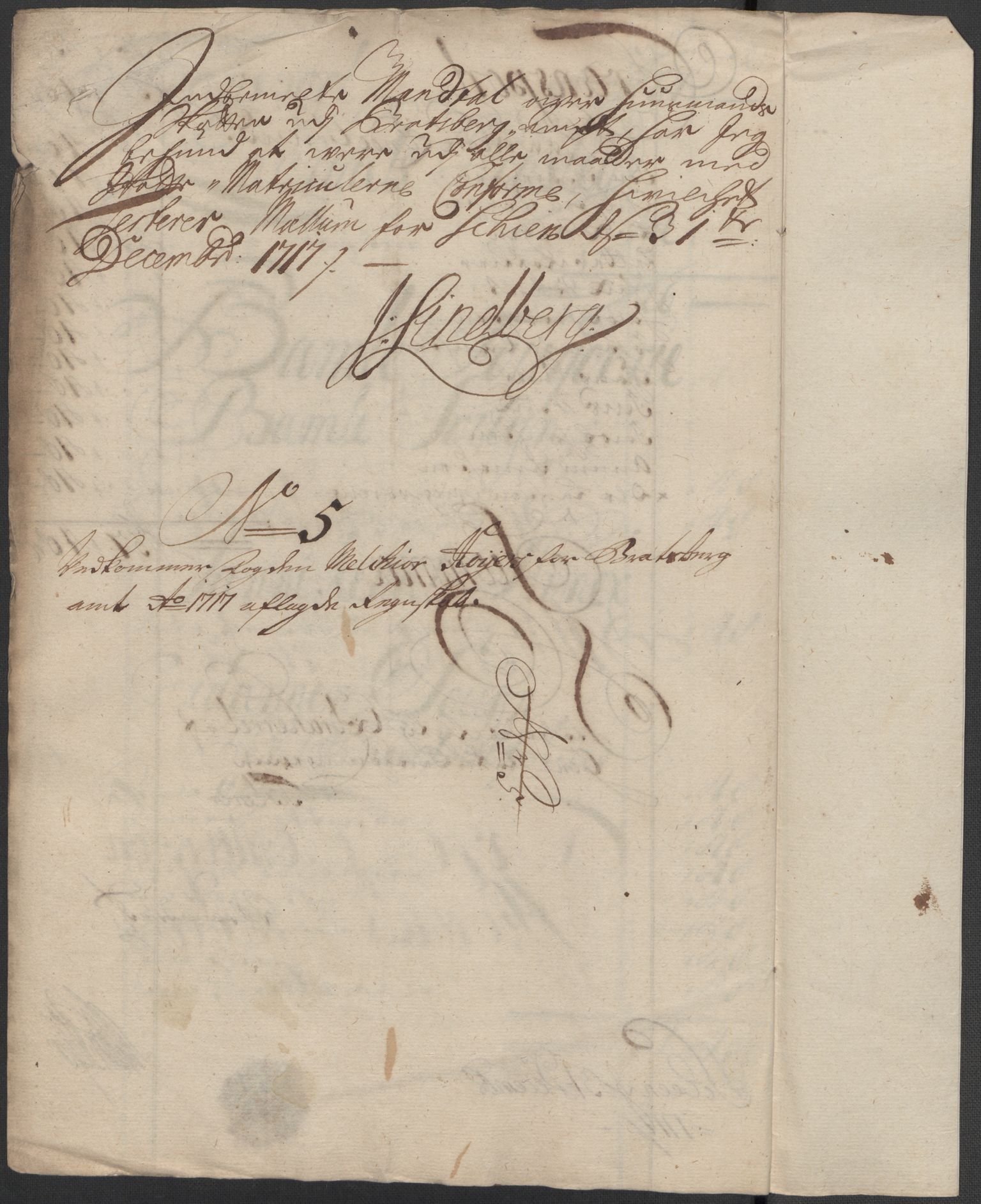 Rentekammeret inntil 1814, Reviderte regnskaper, Fogderegnskap, AV/RA-EA-4092/R36/L2129: Fogderegnskap Øvre og Nedre Telemark og Bamble, 1717, s. 96