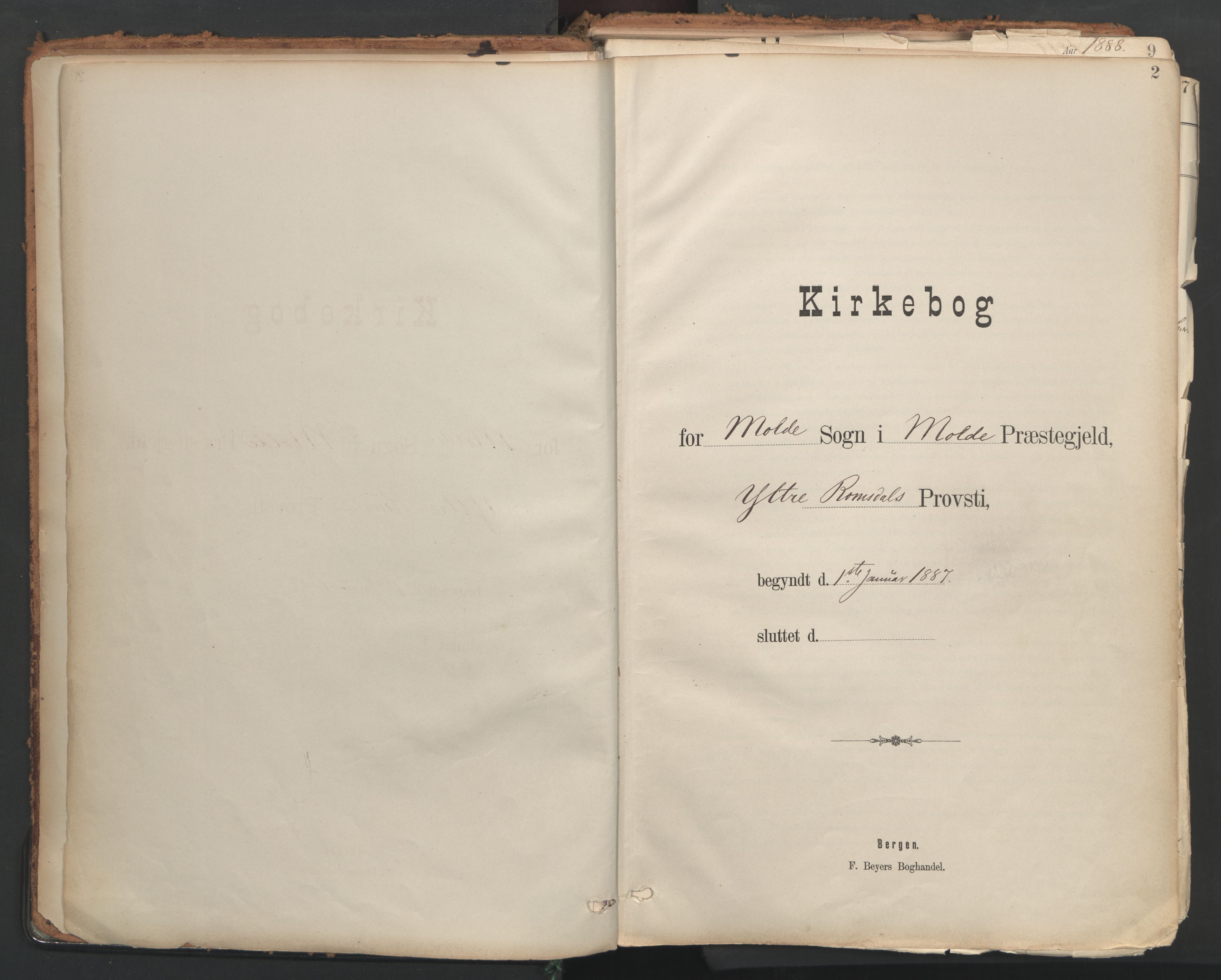 Ministerialprotokoller, klokkerbøker og fødselsregistre - Møre og Romsdal, SAT/A-1454/558/L0692: Ministerialbok nr. 558A06, 1887-1971, s. 2