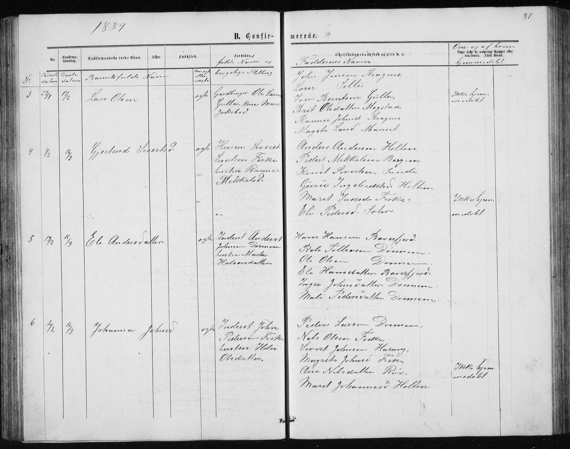 Ministerialprotokoller, klokkerbøker og fødselsregistre - Møre og Romsdal, AV/SAT-A-1454/597/L1064: Klokkerbok nr. 597C01, 1866-1898, s. 87