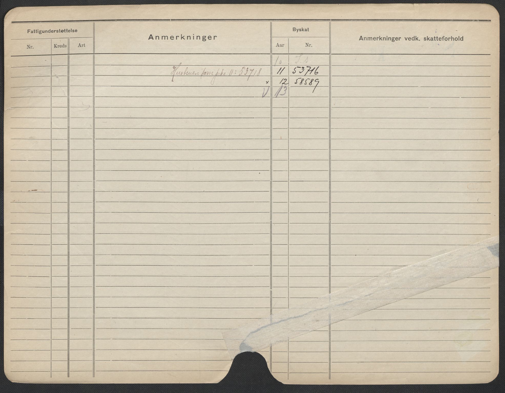 Oslo folkeregister, Registerkort, SAO/A-11715/F/Fa/Fac/L0008: Menn, 1906-1914, s. 1051b