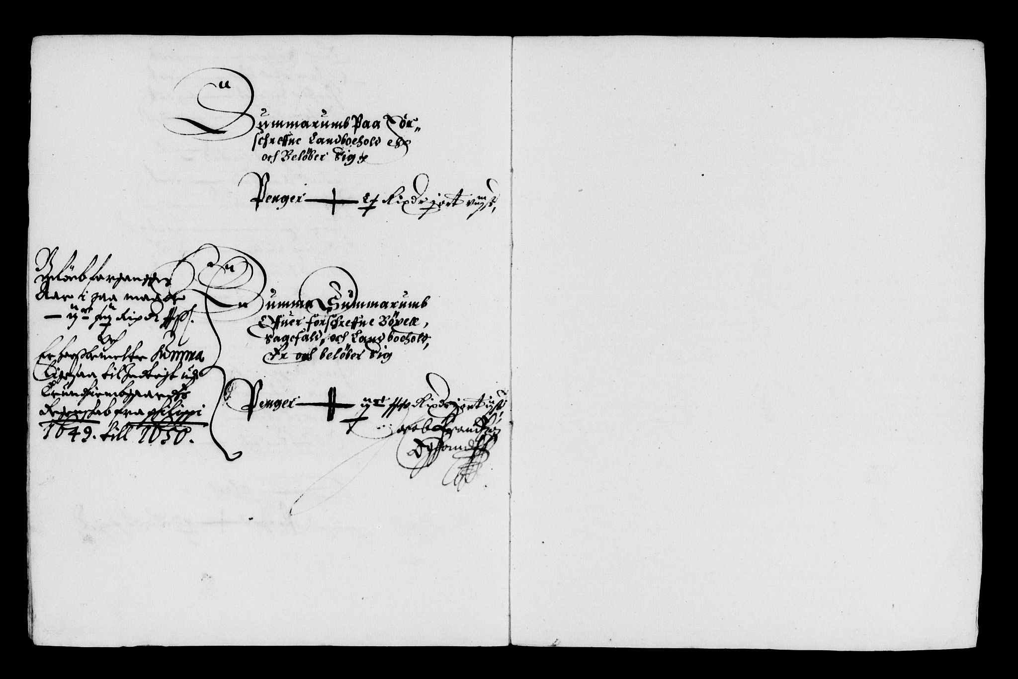 Rentekammeret inntil 1814, Reviderte regnskaper, Lensregnskaper, AV/RA-EA-5023/R/Rb/Rbw/L0095: Trondheim len, 1649-1650