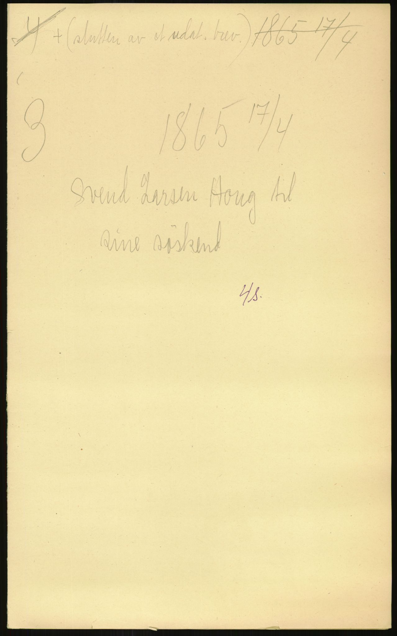 Samlinger til kildeutgivelse, Amerikabrevene, AV/RA-EA-4057/F/L0019: Innlån fra Buskerud: Fonnem - Kristoffersen, 1838-1914, s. 267