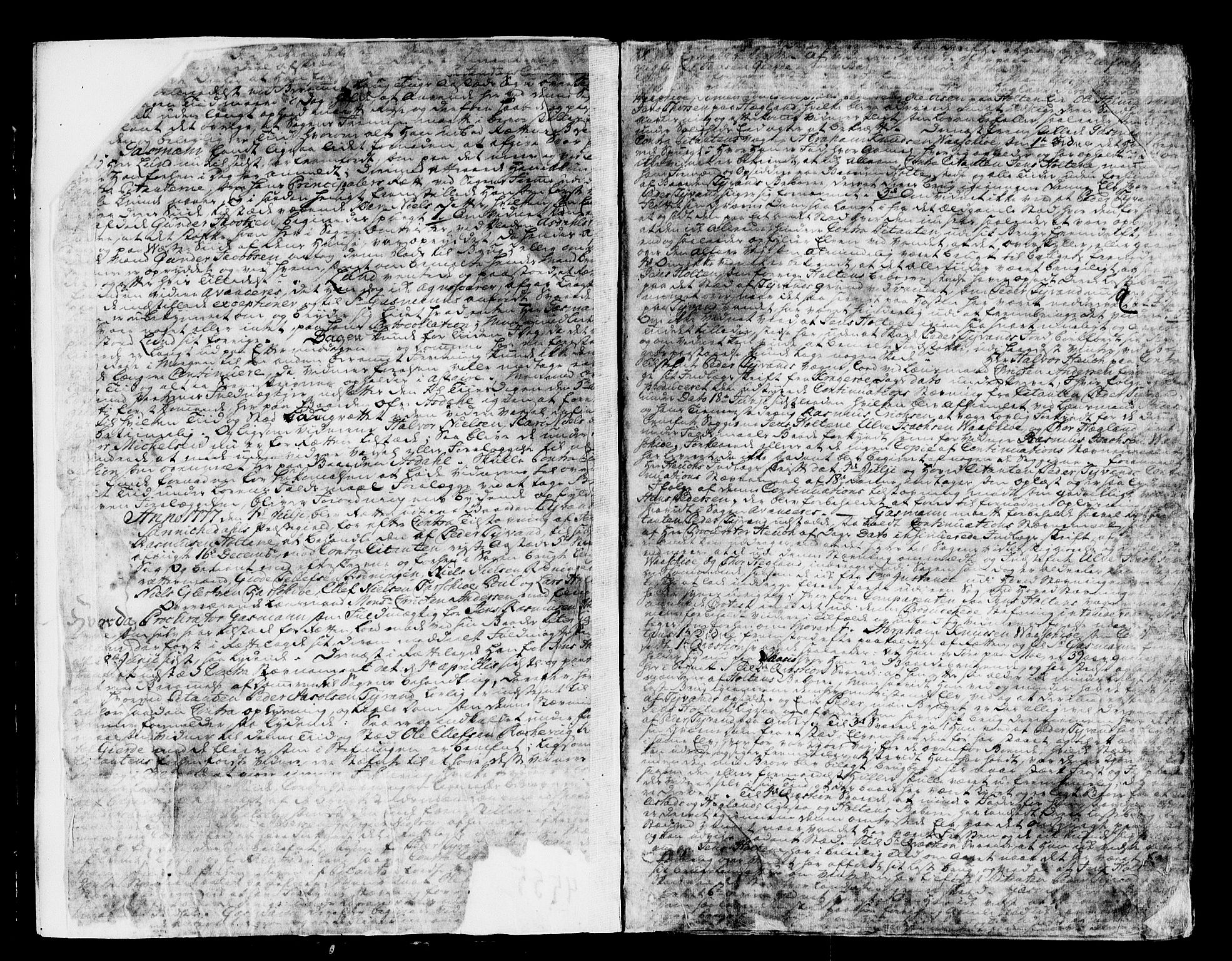 Bamble sorenskriveri, SAKO/A-214/F/Fa/Faa/L0021: Tingbok, 1777-1780, s. 2