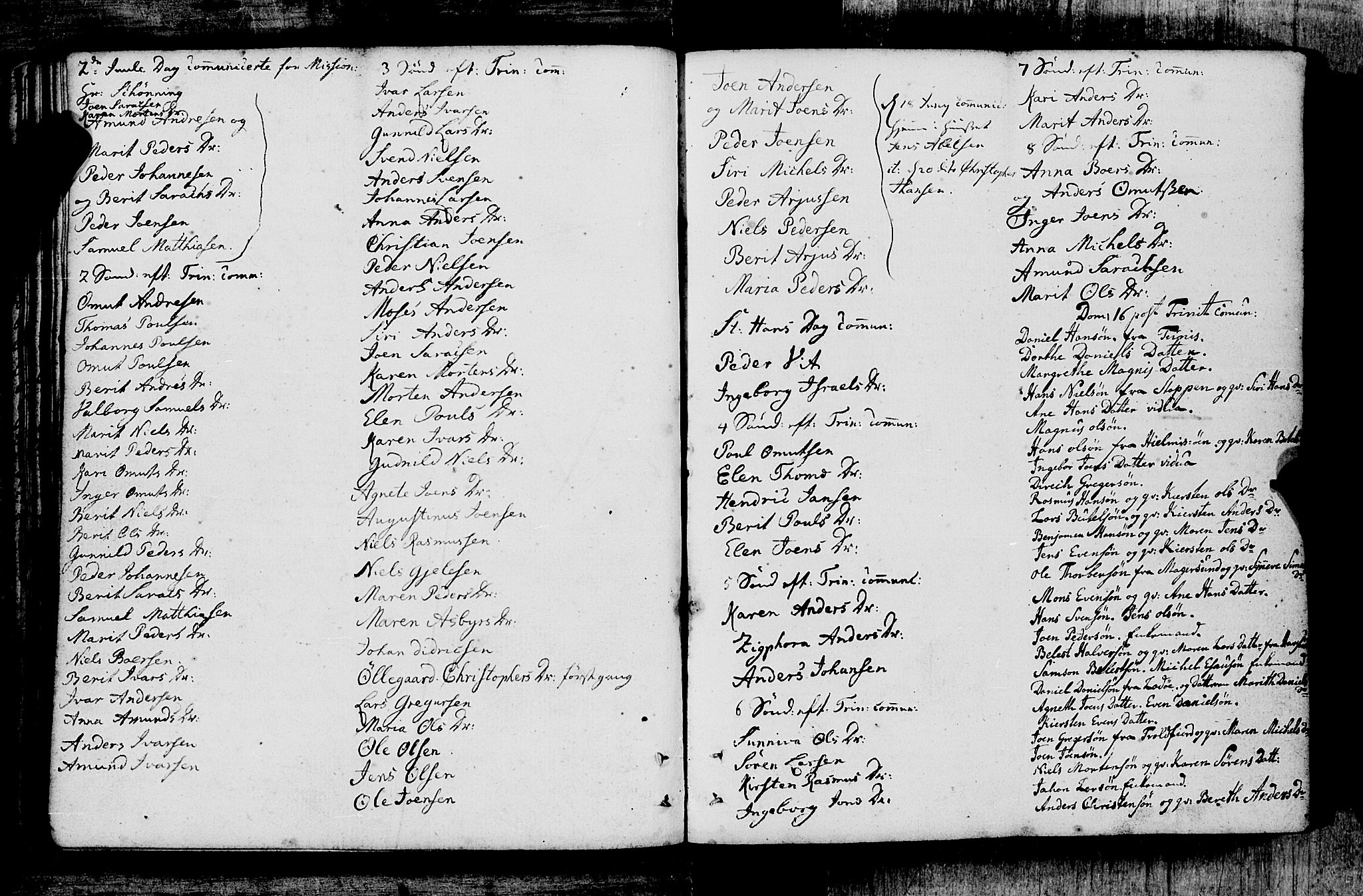 Måsøy sokneprestkontor, AV/SATØ-S-1348/B/L0026: Kommunikantprotokoll nr. 26 (1), 1749-1804