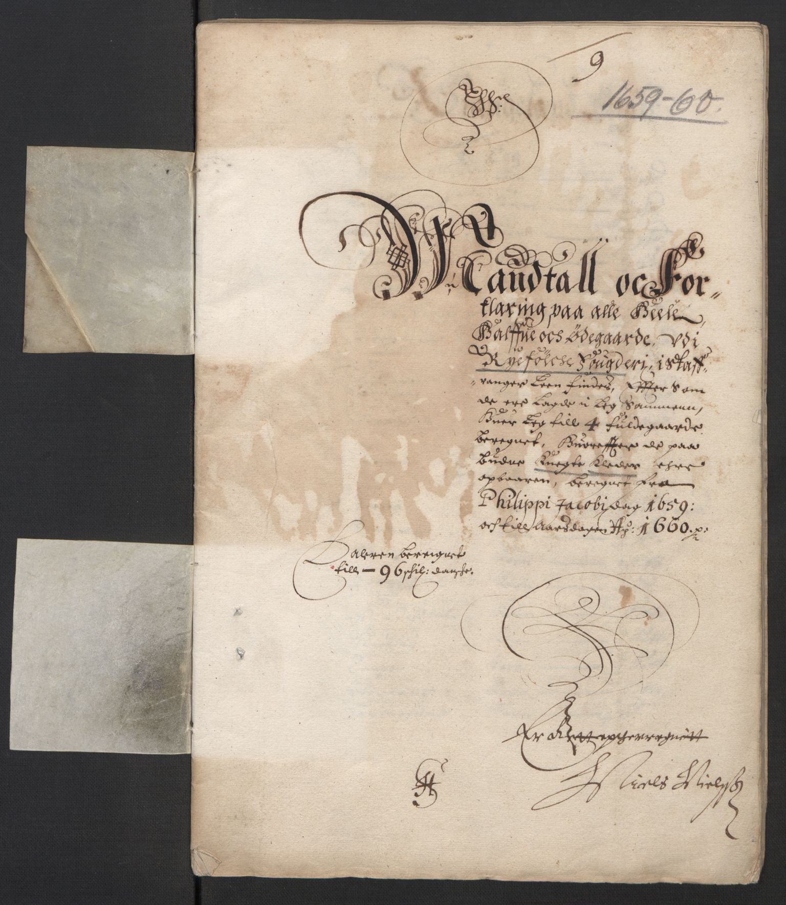 Rentekammeret inntil 1814, Reviderte regnskaper, Lensregnskaper, AV/RA-EA-5023/R/Rb/Rbs/L0041: Stavanger len, 1658-1660