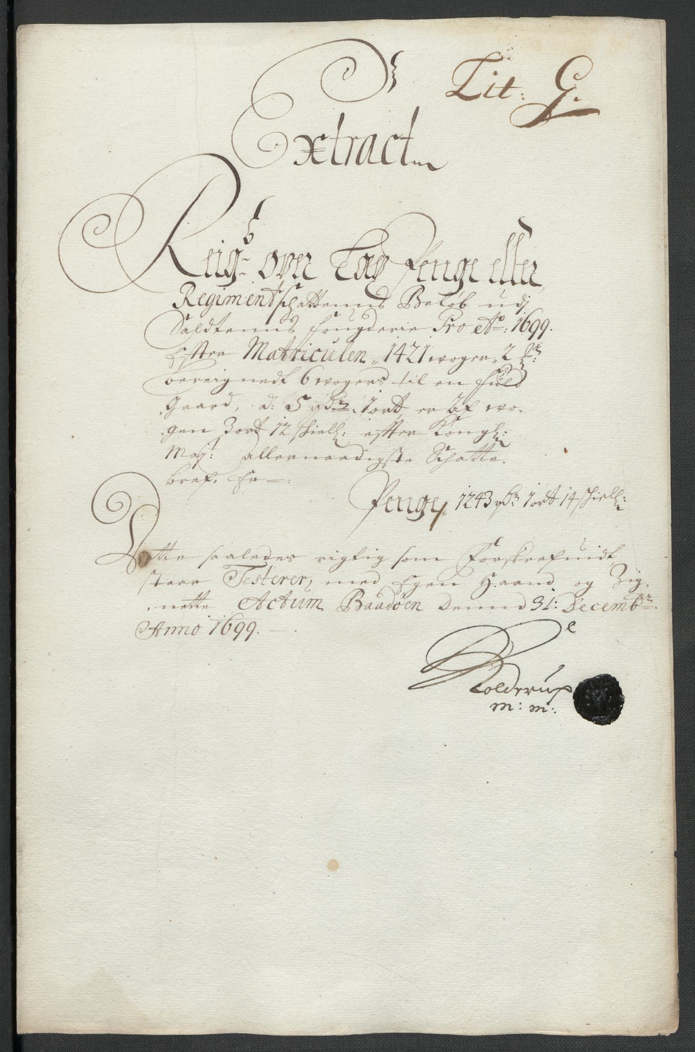 Rentekammeret inntil 1814, Reviderte regnskaper, Fogderegnskap, RA/EA-4092/R66/L4579: Fogderegnskap Salten, 1697-1700, s. 279