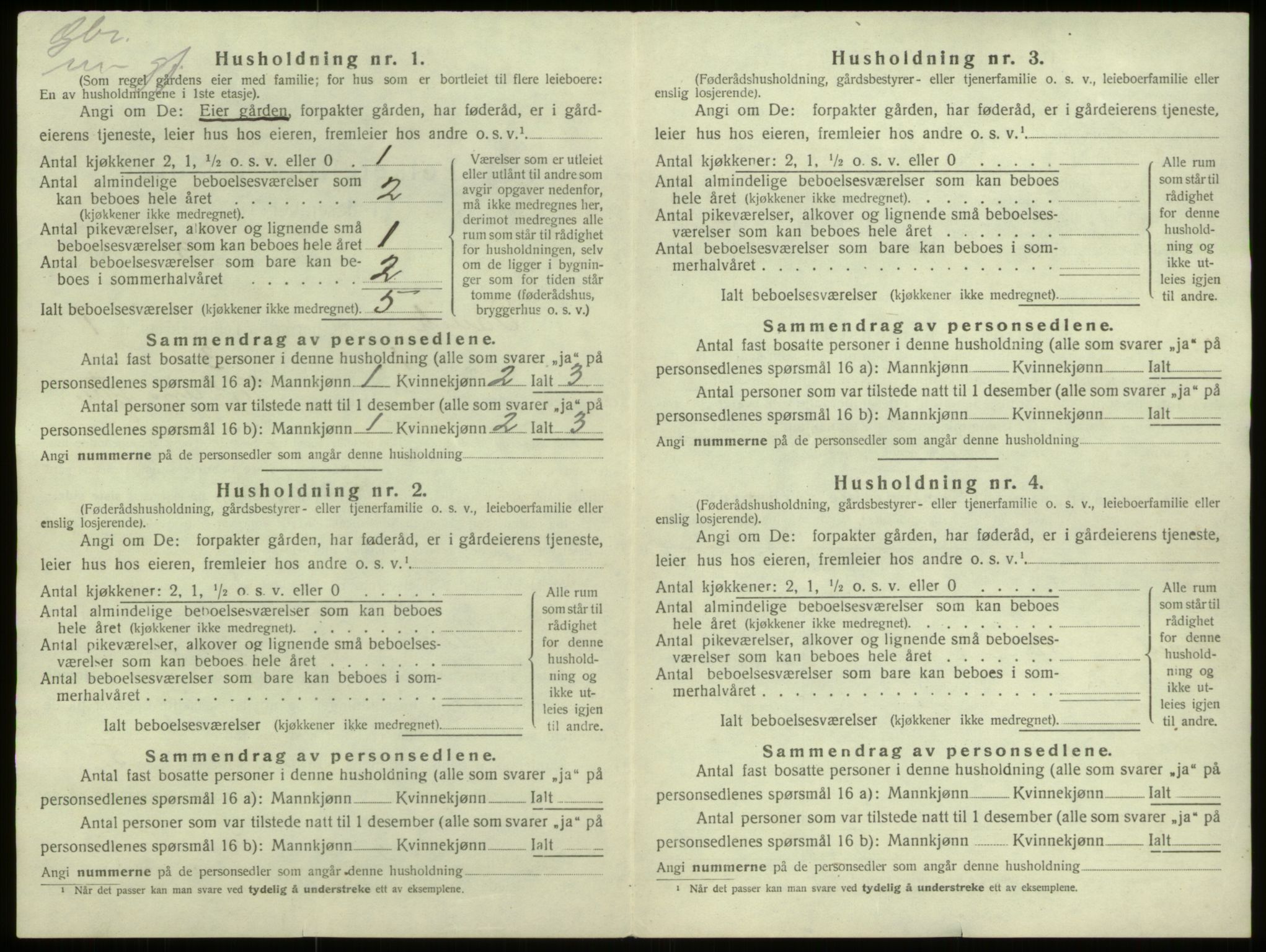 SAB, Folketelling 1920 for 1442 Davik herred, 1920, s. 66