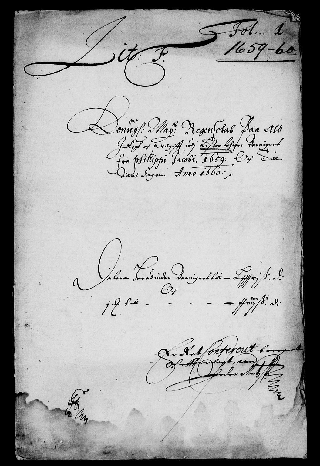 Rentekammeret inntil 1814, Reviderte regnskaper, Lensregnskaper, RA/EA-5023/R/Rb/Rbr/L0022: Lista len, 1658-1660