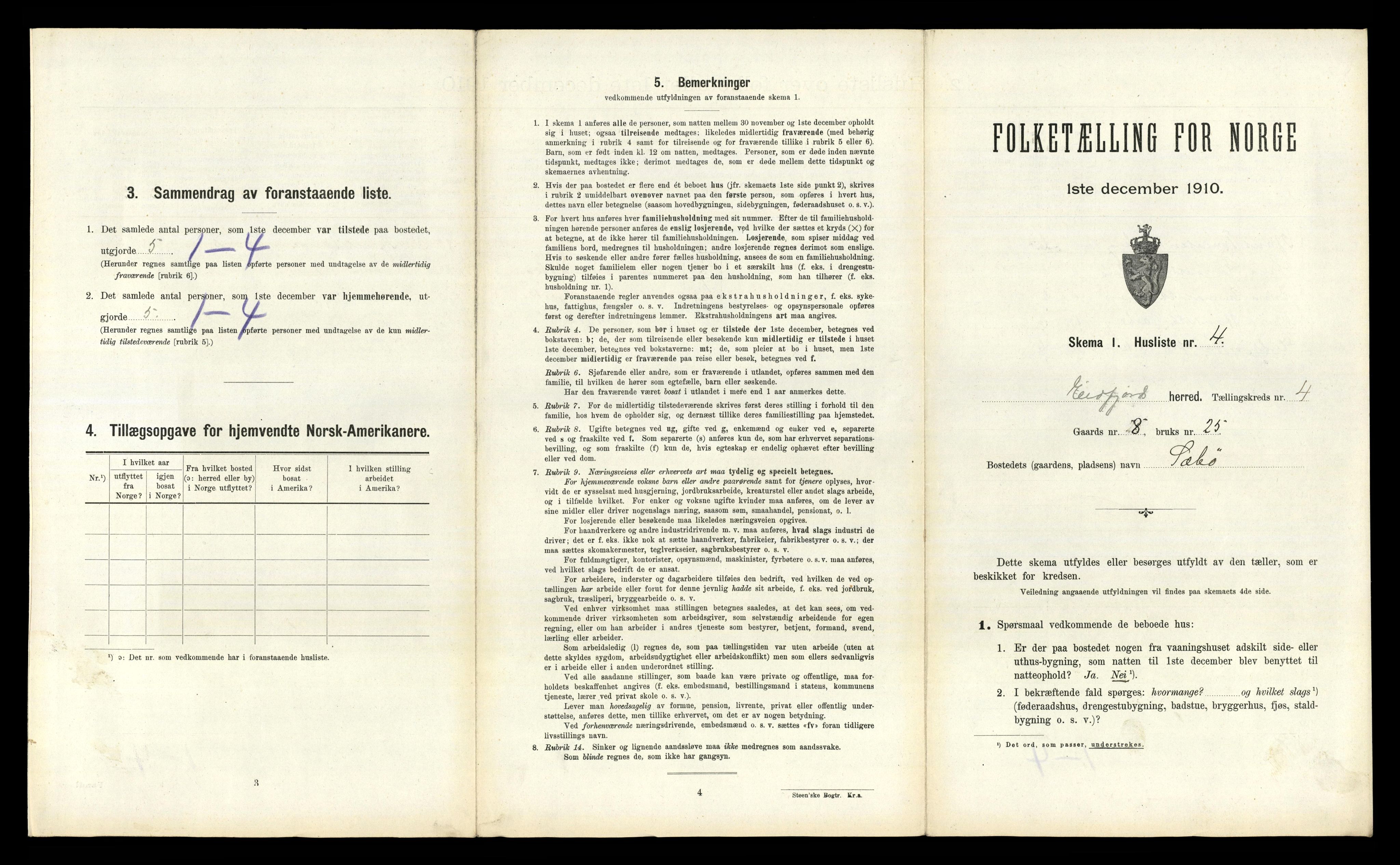 RA, Folketelling 1910 for 1232 Eidfjord herred, 1910, s. 295