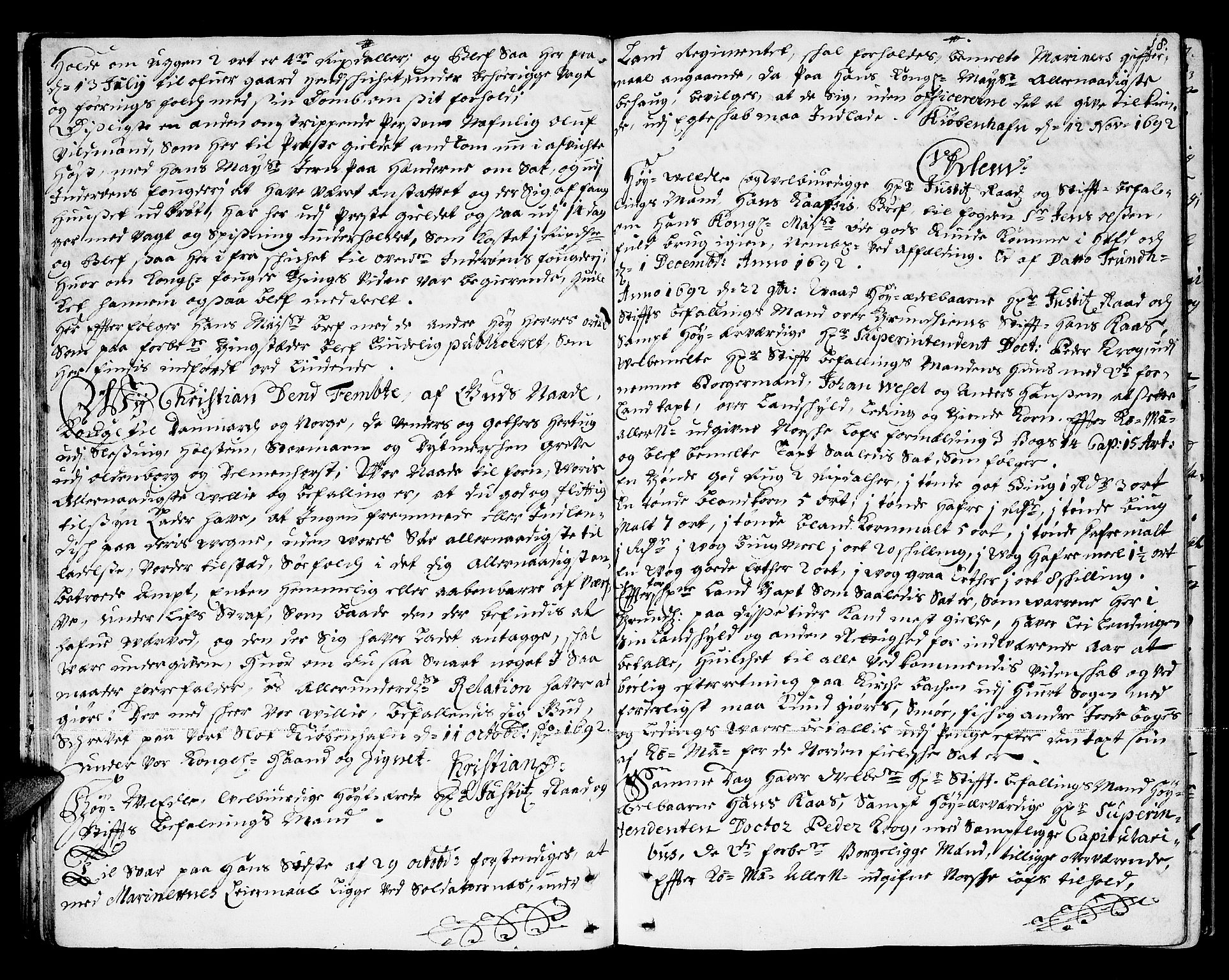 Namdal sorenskriveri, AV/SAT-A-4133/1/1/1A/L0002: Tingbok, 1693-1699, s. 17b-18a