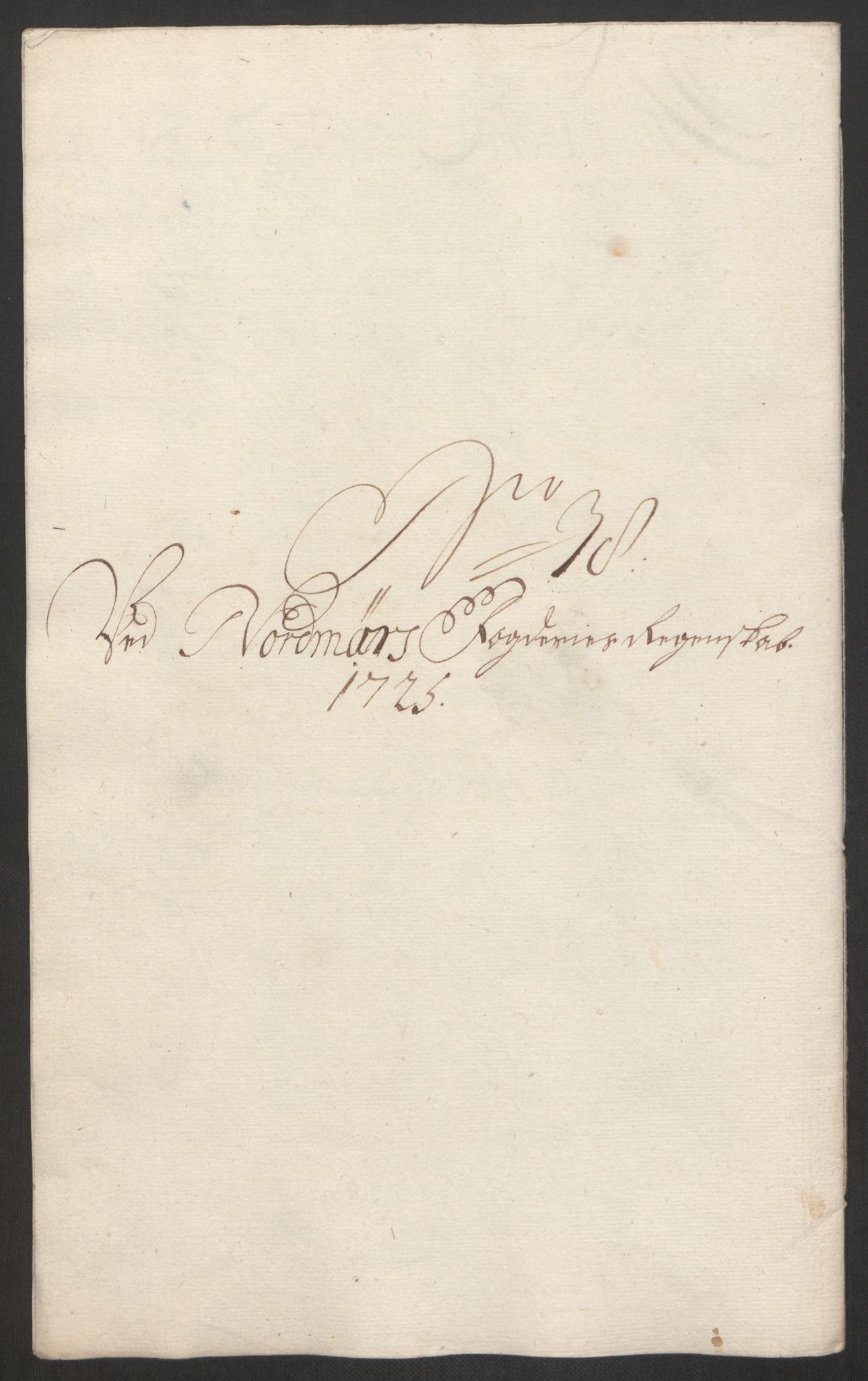 Rentekammeret inntil 1814, Reviderte regnskaper, Fogderegnskap, AV/RA-EA-4092/R56/L3758: Fogderegnskap Nordmøre, 1725, s. 263