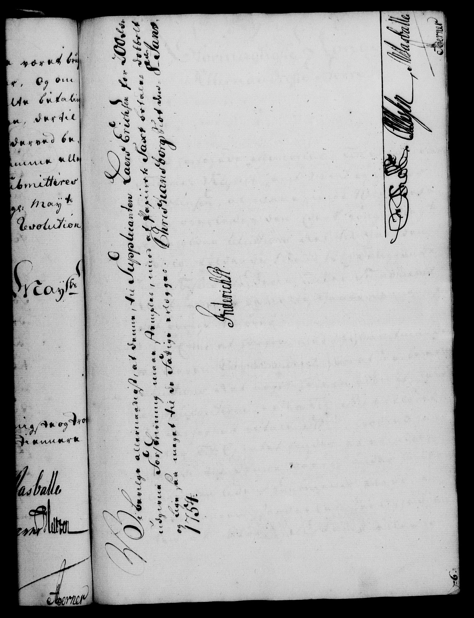Rentekammeret, Kammerkanselliet, AV/RA-EA-3111/G/Gf/Gfa/L0036: Norsk relasjons- og resolusjonsprotokoll (merket RK 52.36), 1754, s. 57