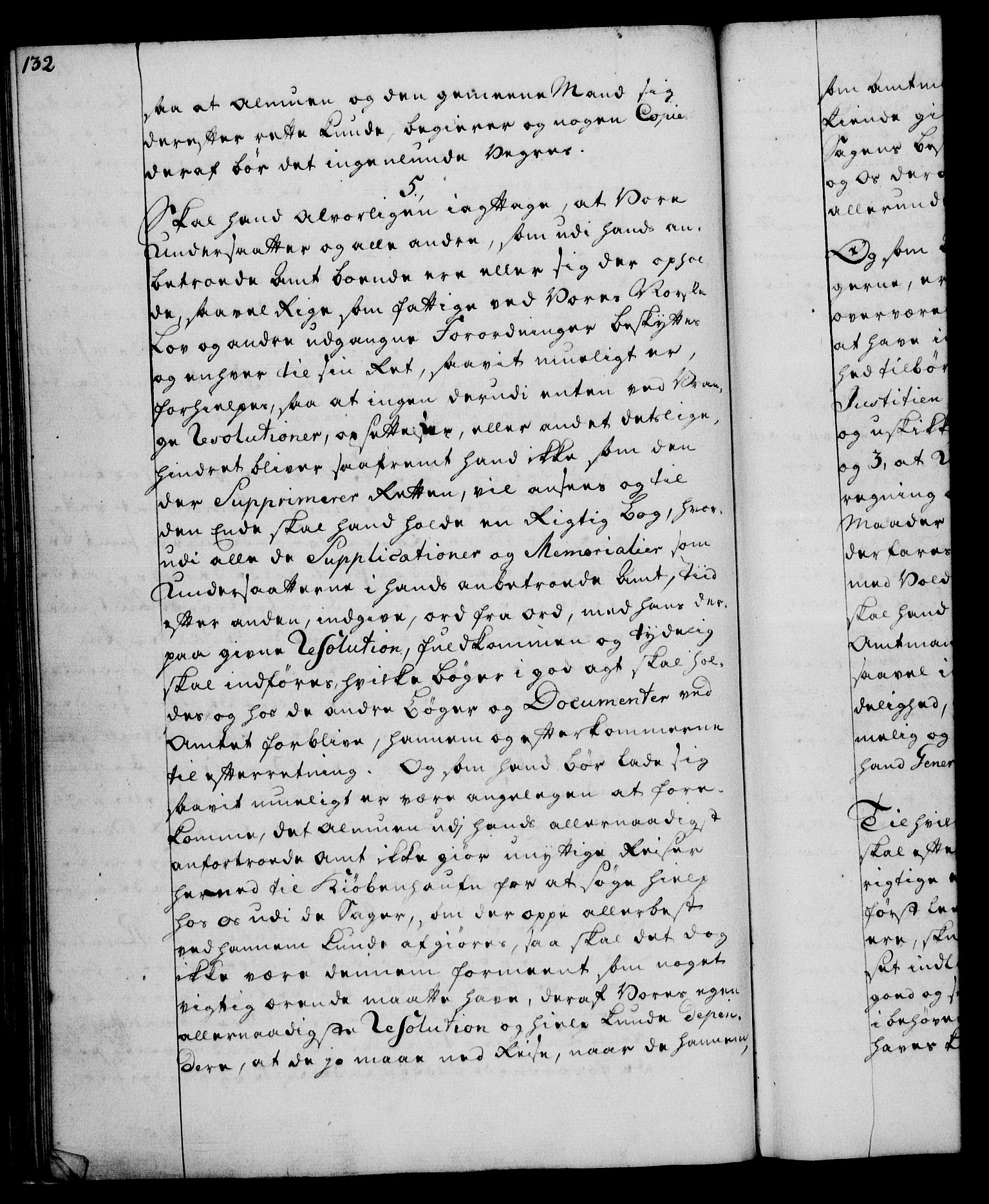 Rentekammeret, Kammerkanselliet, RA/EA-3111/G/Gg/Ggi/L0003: Norsk instruksjonsprotokoll med register (merket RK 53.36), 1751-1775, s. 132