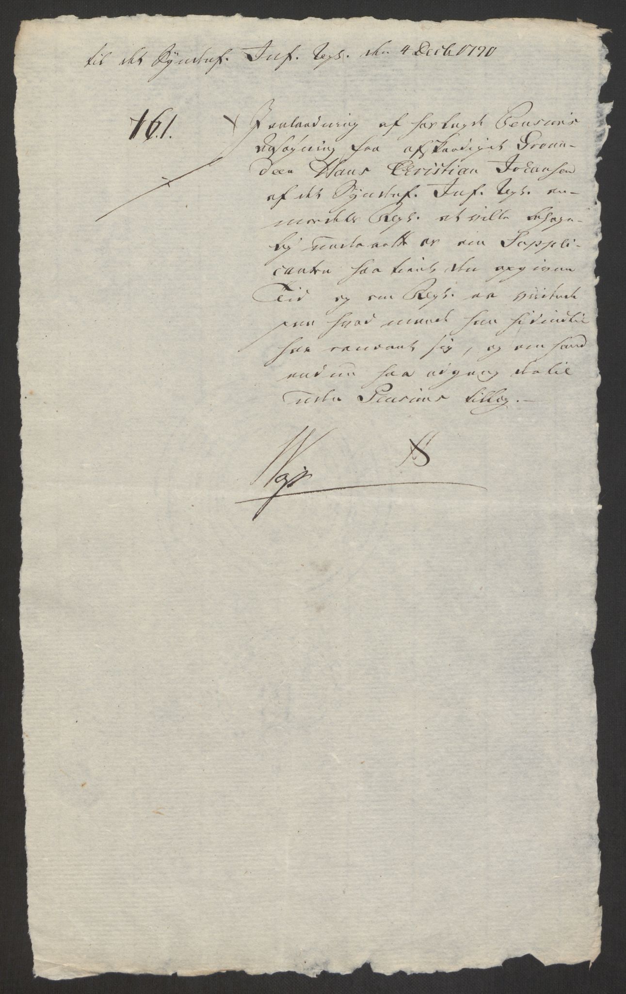 Forsvaret, Den norske kvesthuskasse/krigshospitalkasse, AV/RA-RAFA-1887/F/Fa/L0008: Konsepter, 1790-1793, s. 314
