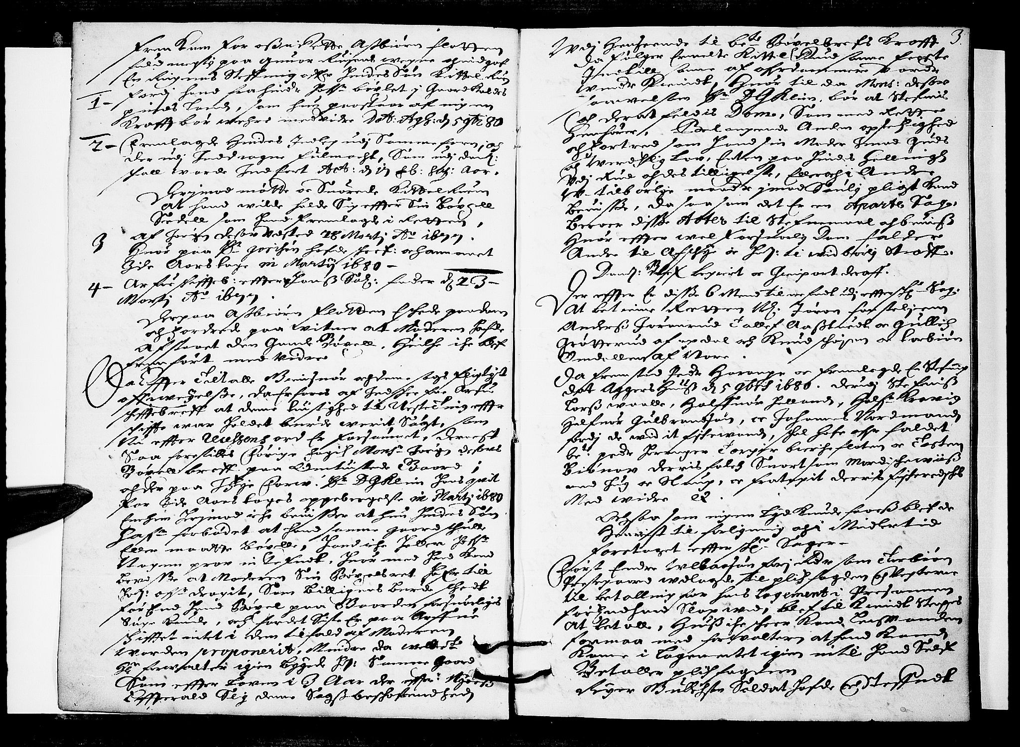 Numedal og Sandsvær sorenskriveri, SAKO/A-128/F/Fa/Faa/L0015: Tingbøker, 1681, s. 2b-3a