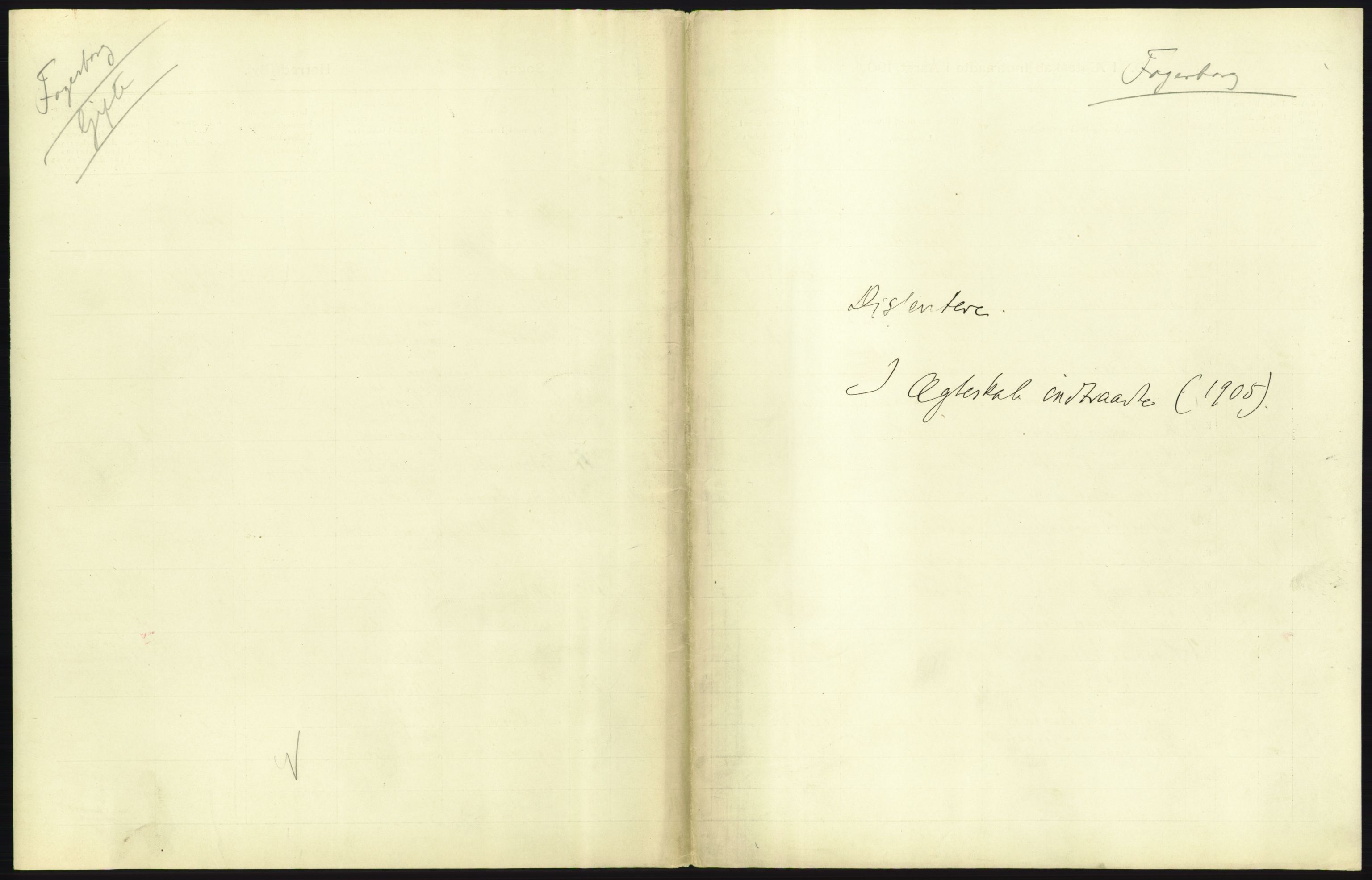 Statistisk sentralbyrå, Sosiodemografiske emner, Befolkning, AV/RA-S-2228/D/Df/Dfa/Dfac/L0007b: Kristiania: Gifte, 1905, s. 283