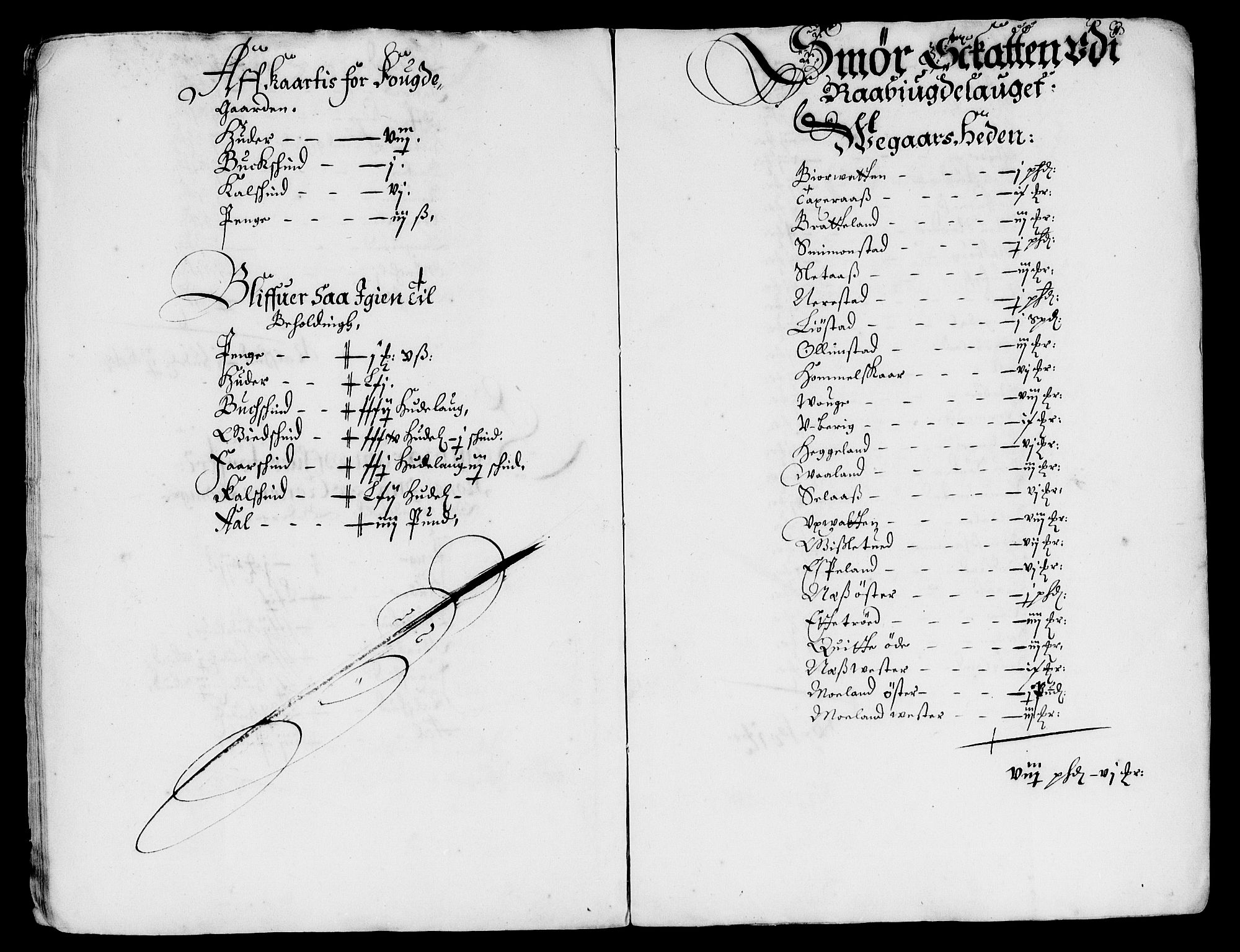 Rentekammeret inntil 1814, Reviderte regnskaper, Lensregnskaper, AV/RA-EA-5023/R/Rb/Rbq/L0053: Nedenes len. Mandals len. Råbyggelag. Laksefisket i Mandals len., 1629-1663