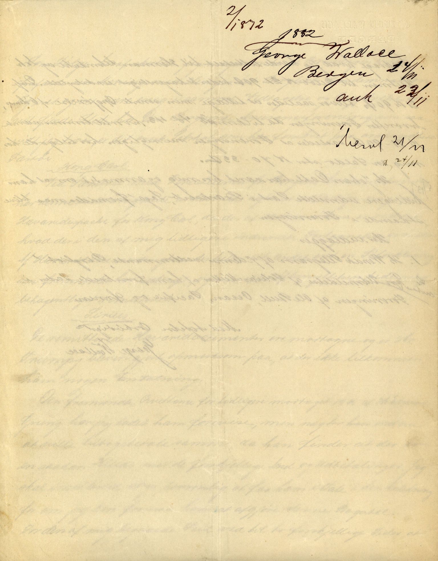 Pa 63 - Østlandske skibsassuranceforening, VEMU/A-1079/G/Ga/L0015/0011: Havaridokumenter / Carl Johan, Bergljot, Baticola, Saga, 1882, s. 22