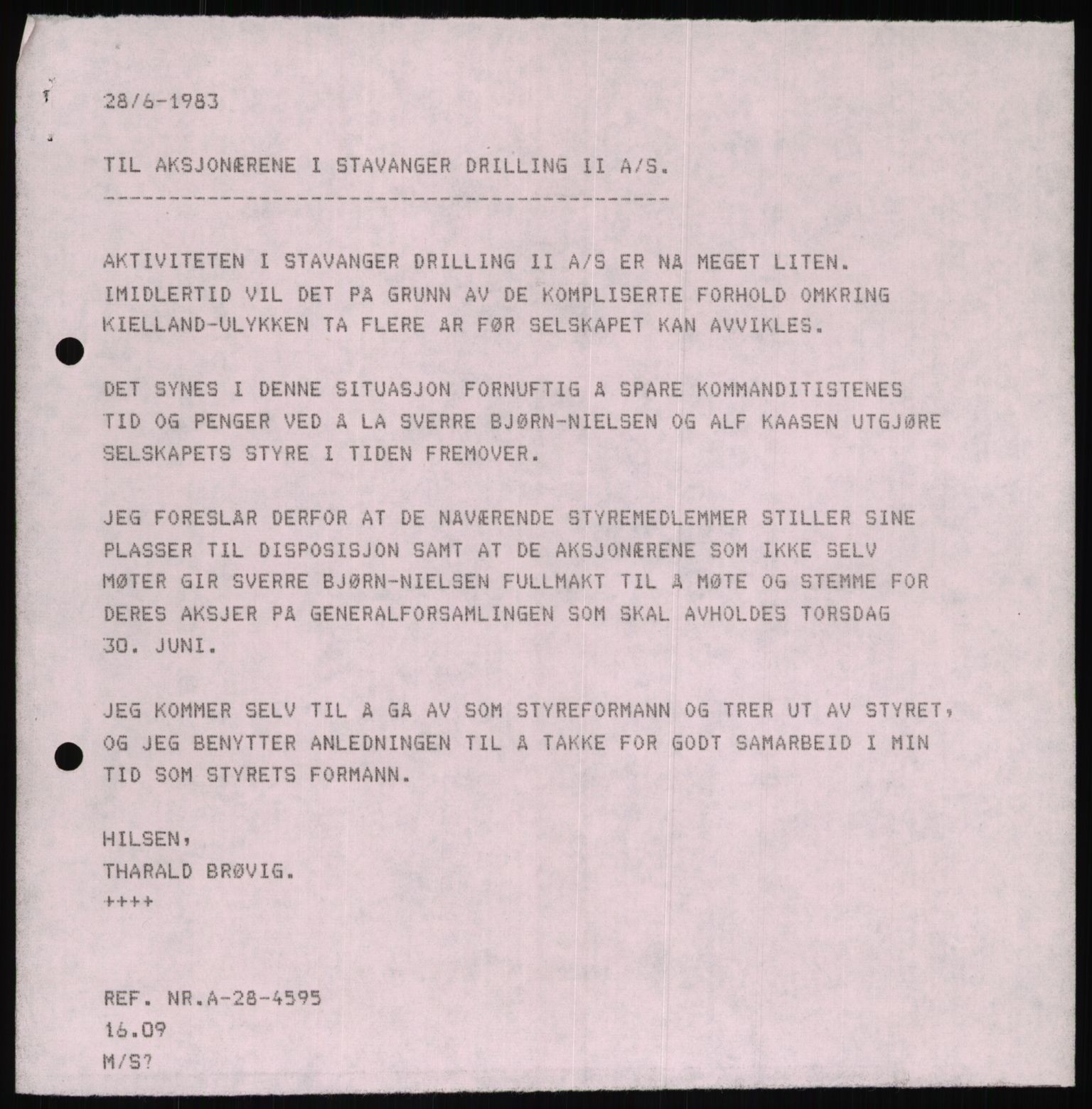Pa 1503 - Stavanger Drilling AS, SAST/A-101906/D/L0006: Korrespondanse og saksdokumenter, 1974-1984, s. 4