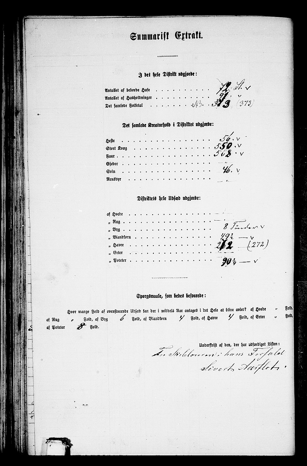 RA, Folketelling 1865 for 1519P Volda prestegjeld, 1865, s. 70