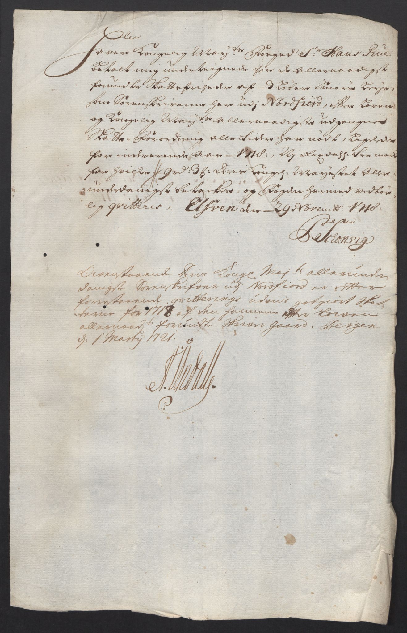 Rentekammeret inntil 1814, Reviderte regnskaper, Fogderegnskap, RA/EA-4092/R53/L3441: Fogderegnskap Sunn- og Nordfjord, 1717-1718, s. 429