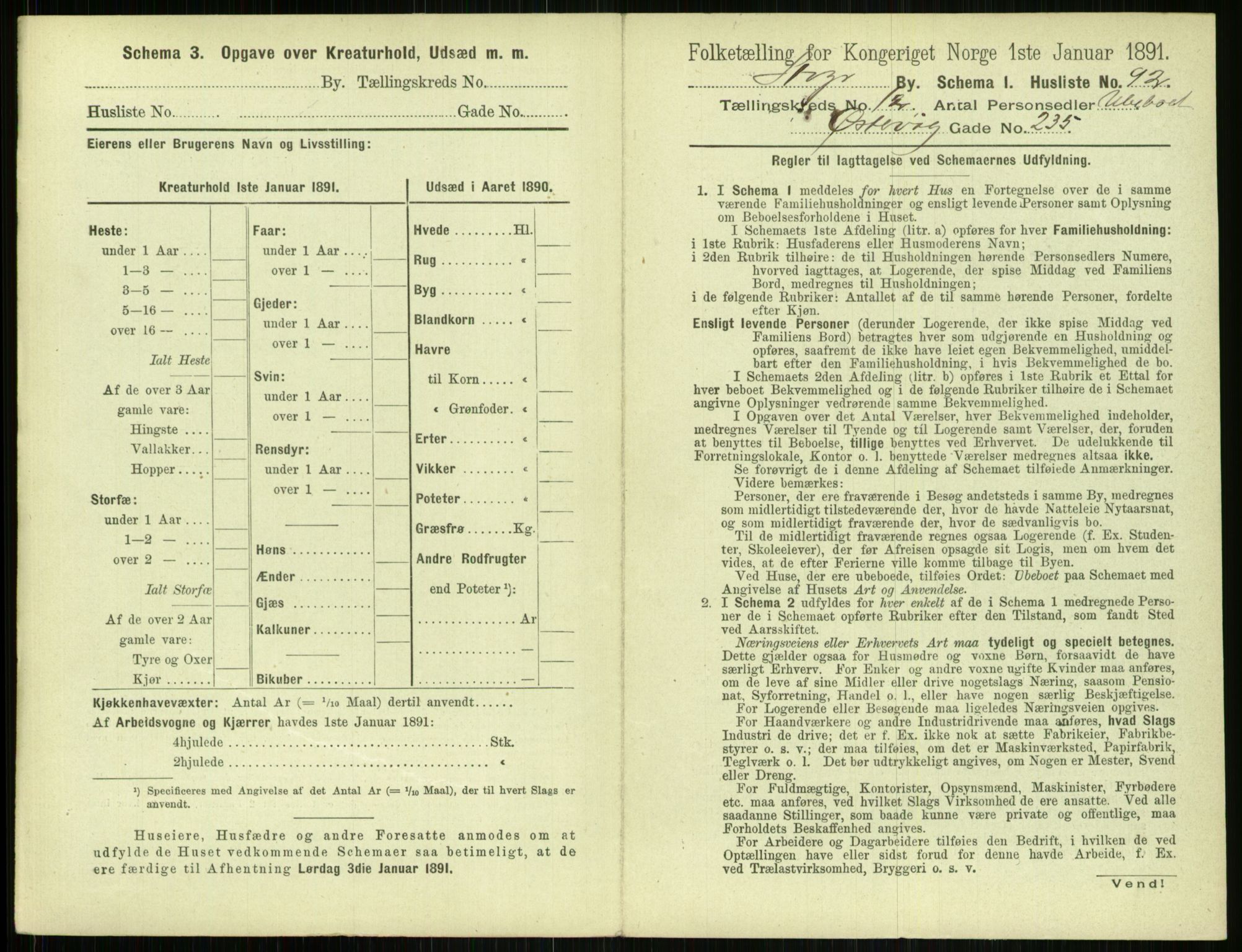 RA, Folketelling 1891 for 1103 Stavanger kjøpstad, 1891, s. 2343