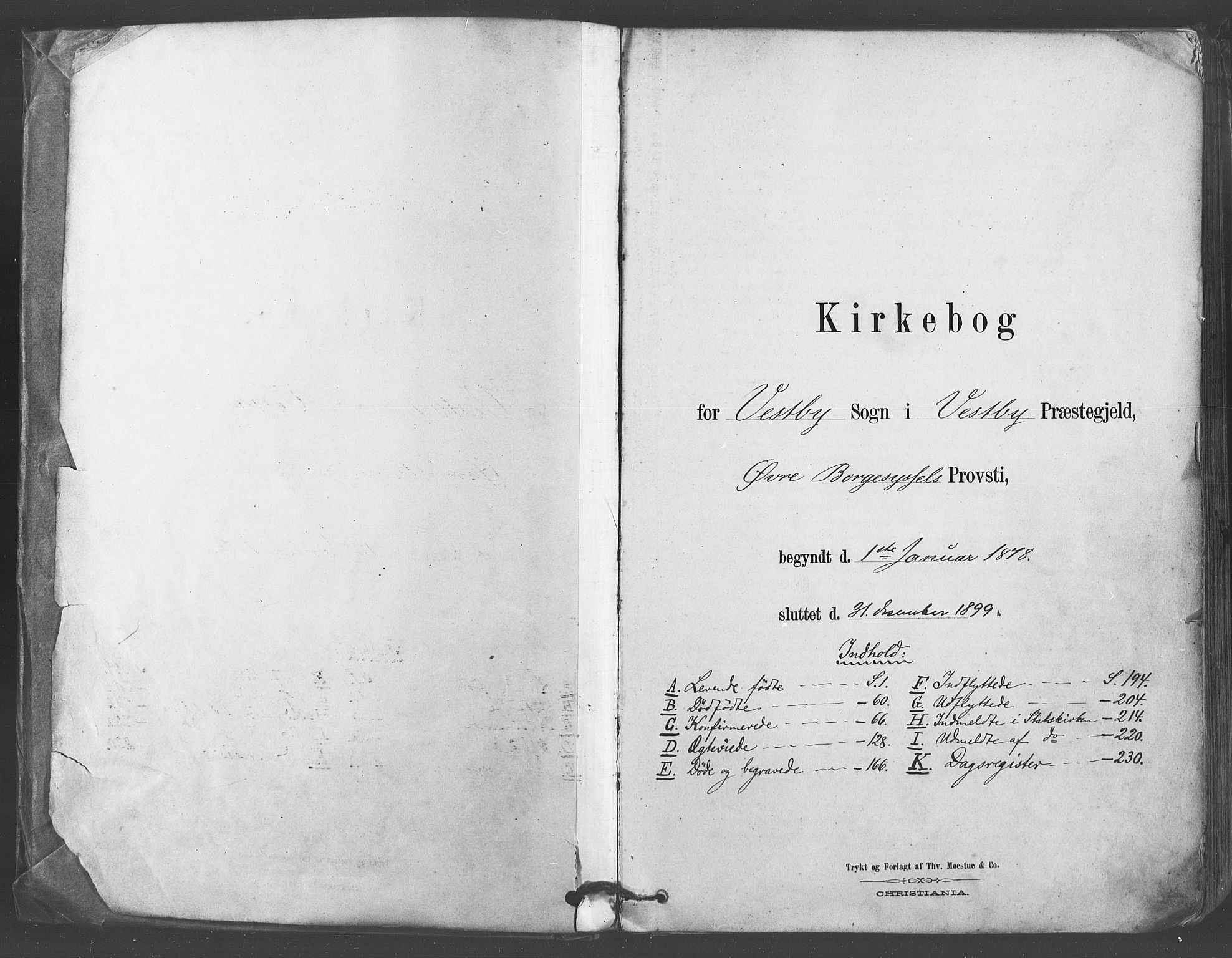 Vestby prestekontor Kirkebøker, SAO/A-10893/F/Fa/L0009: Ministerialbok nr. I 9, 1878-1900