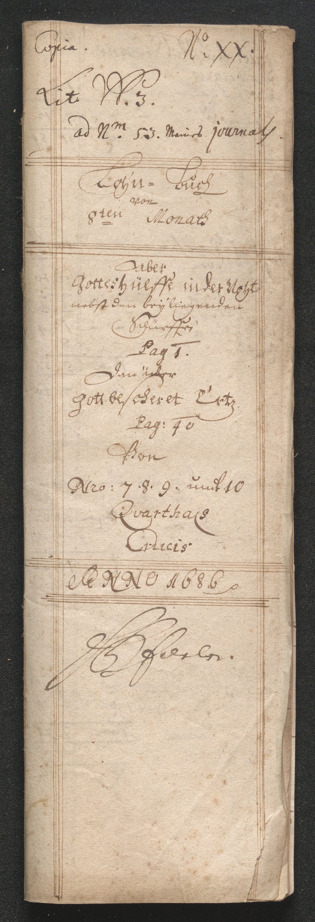 Kongsberg Sølvverk 1623-1816, SAKO/EA-3135/001/D/Dc/Dcd/L0059: Utgiftsregnskap for gruver m.m., 1685-1686, s. 501