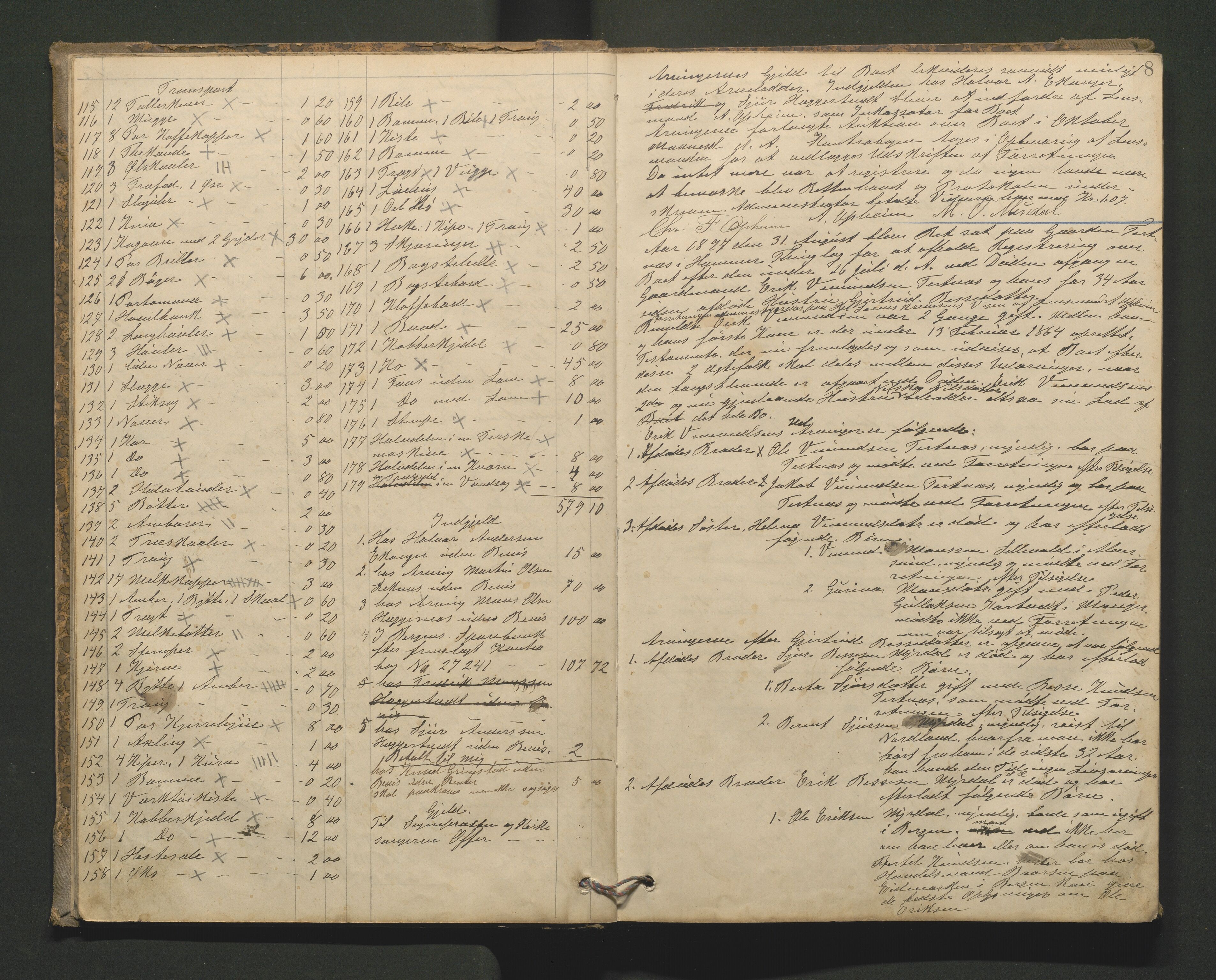 Lensmannen i Hamre, AV/SAB-A-32601/0006/L0002: Registreringsprotokoll, 1896-1904, s. 7b-8a